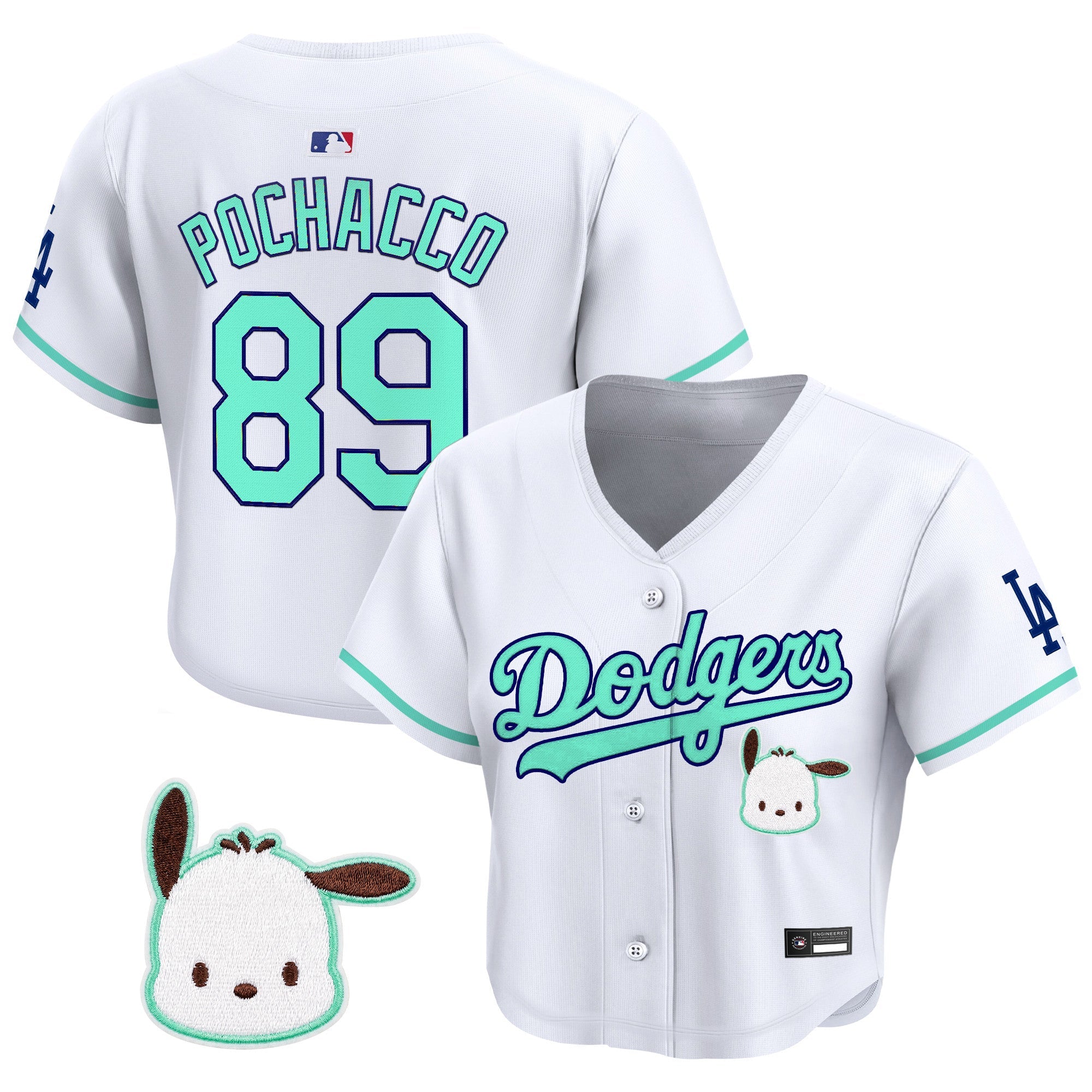 Women’s x Sanrio Friends Crop Top Baseball Jersey