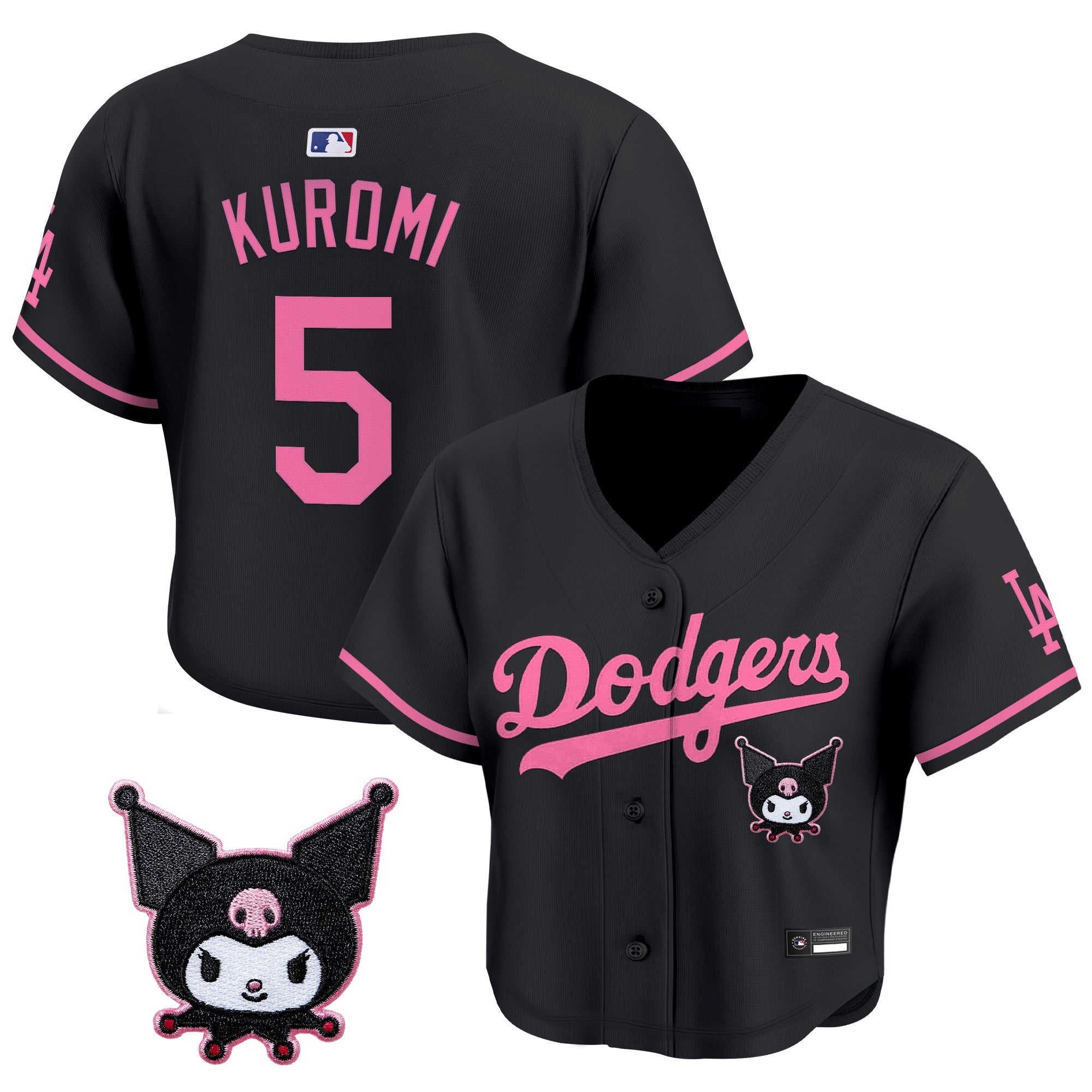 Women’s x Sanrio Friends Crop Top Baseball Jersey