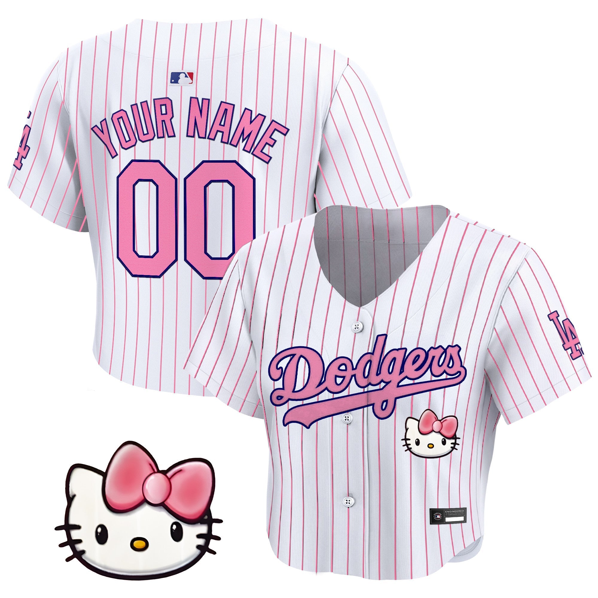 Women’s x Sanrio Friends Crop Top Baseball Custom Jersey