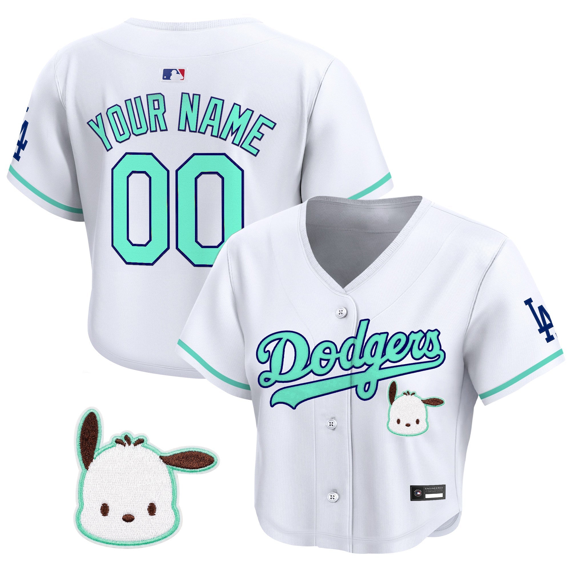 Women’s x Sanrio Friends Crop Top Baseball Custom Jersey