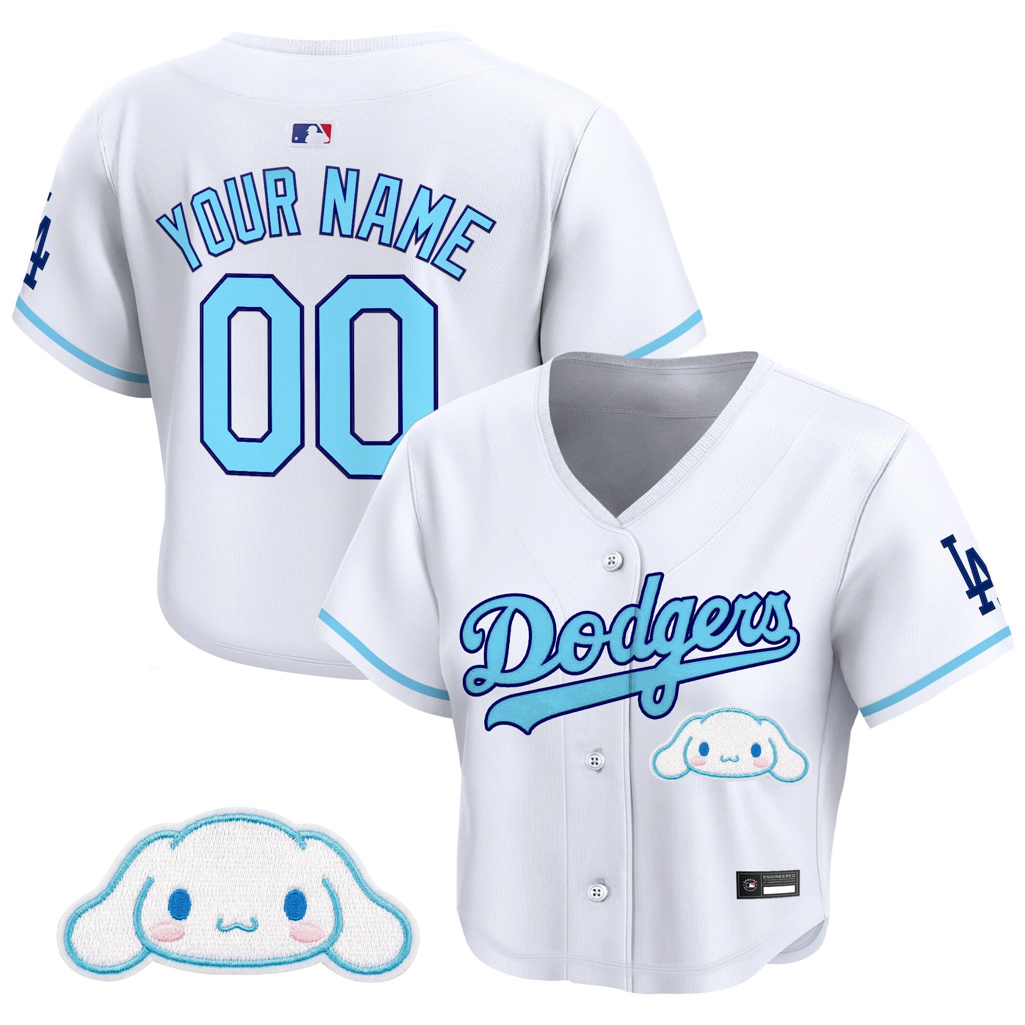 Women’s x Sanrio Friends Crop Top Baseball Custom Jersey