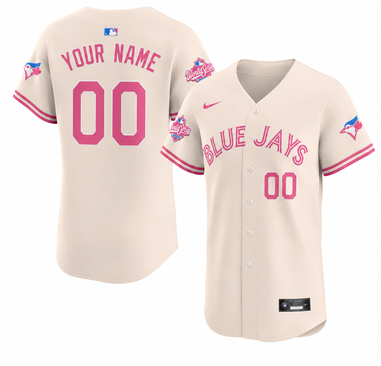 Mens Toronto Bubble Gum 2025 World Series Vapor Premier Limited Jersey