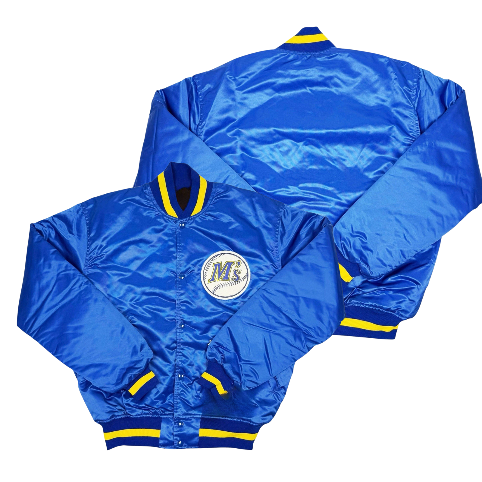 Mariners Throwback Satin Bomber – (Pre order Ships in 3-6 weeks)