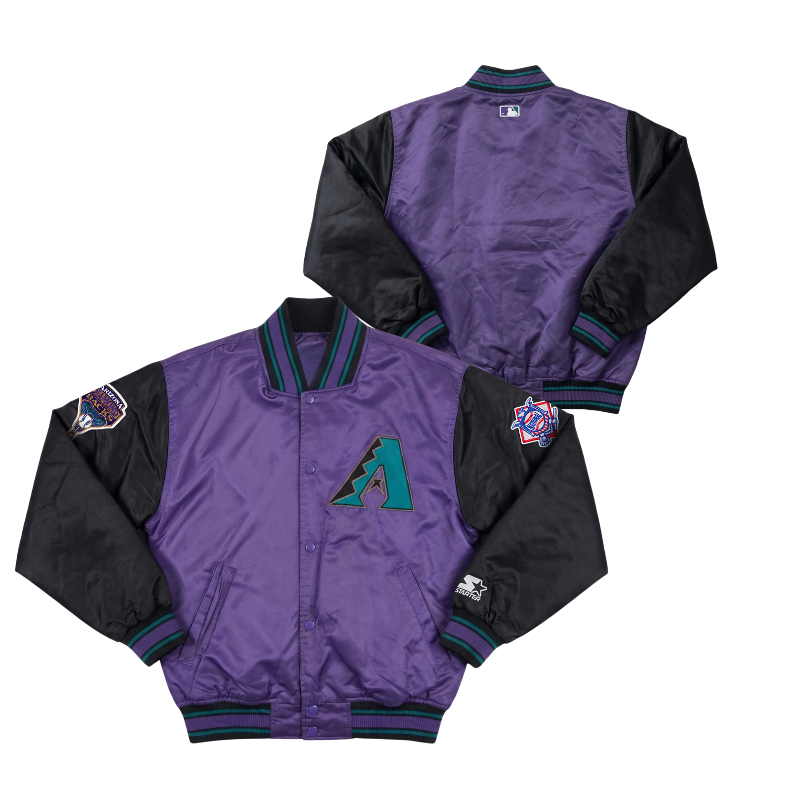 Diamondbacks Throwback Satin Bomber – (Pre order Ships in 3-6 weeks)