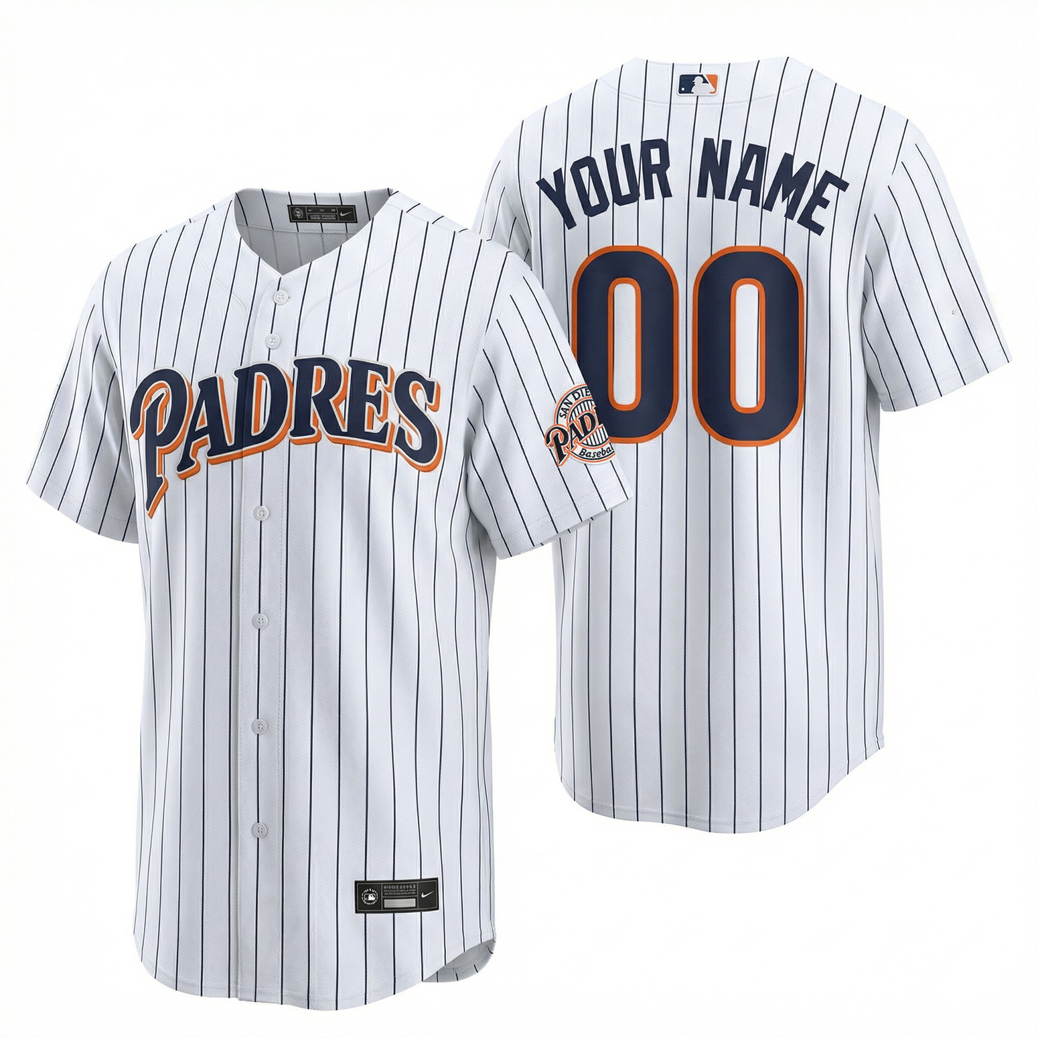 Padres Custom Baseball Jersey (Made to order ships in 3-6 weeks)