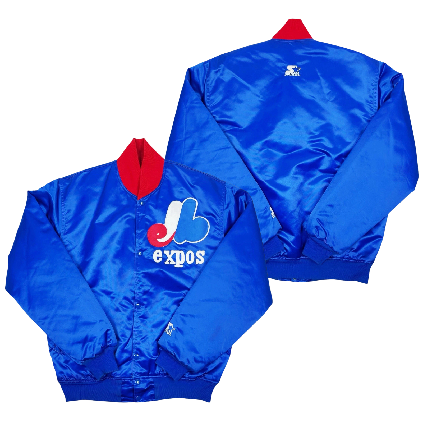 Expos Throwback Satin Bomber – (Pre order Ships in 3-6 weeks)