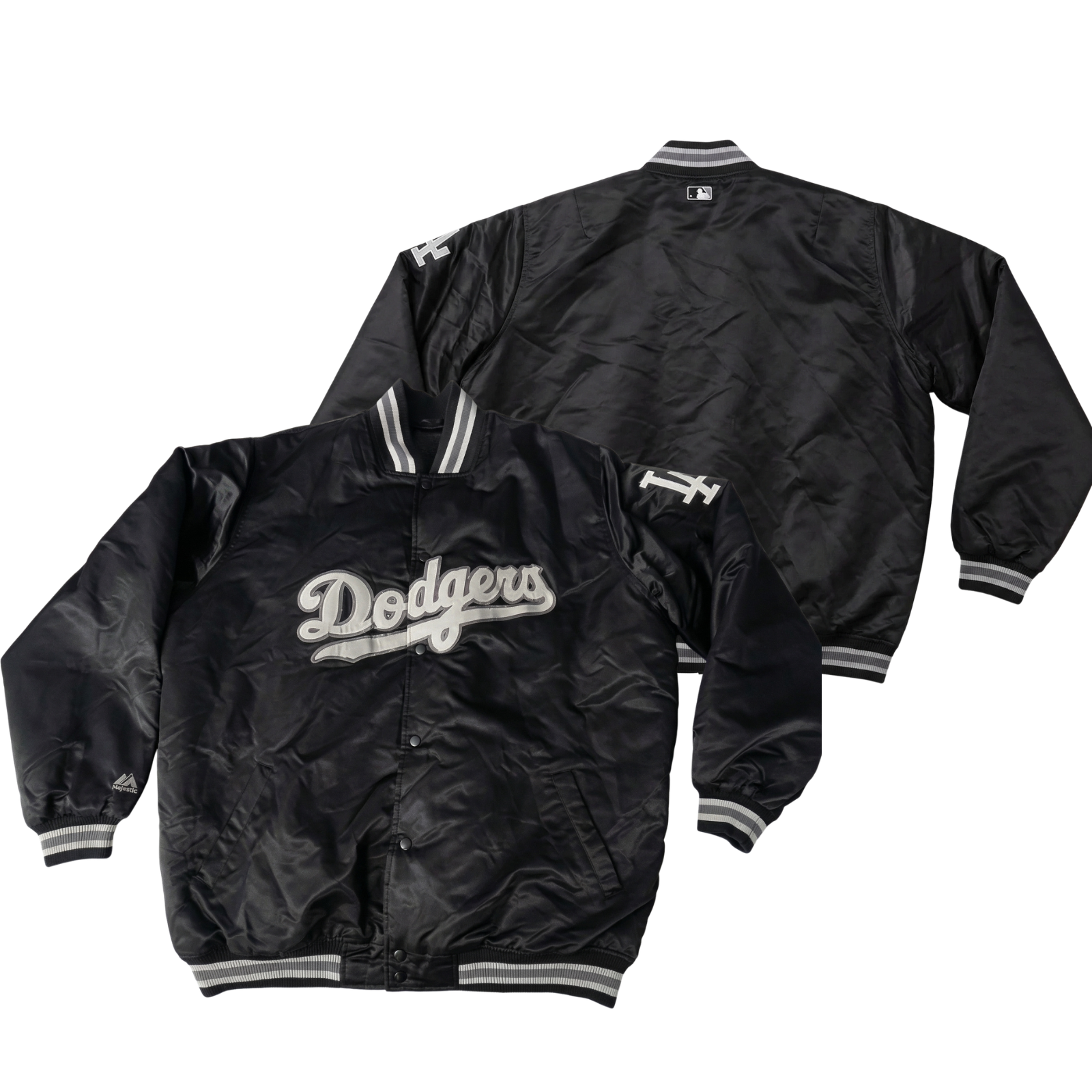Dodgers Throwback Satin Bomber – (Pre order Ships in 3-6 weeks)