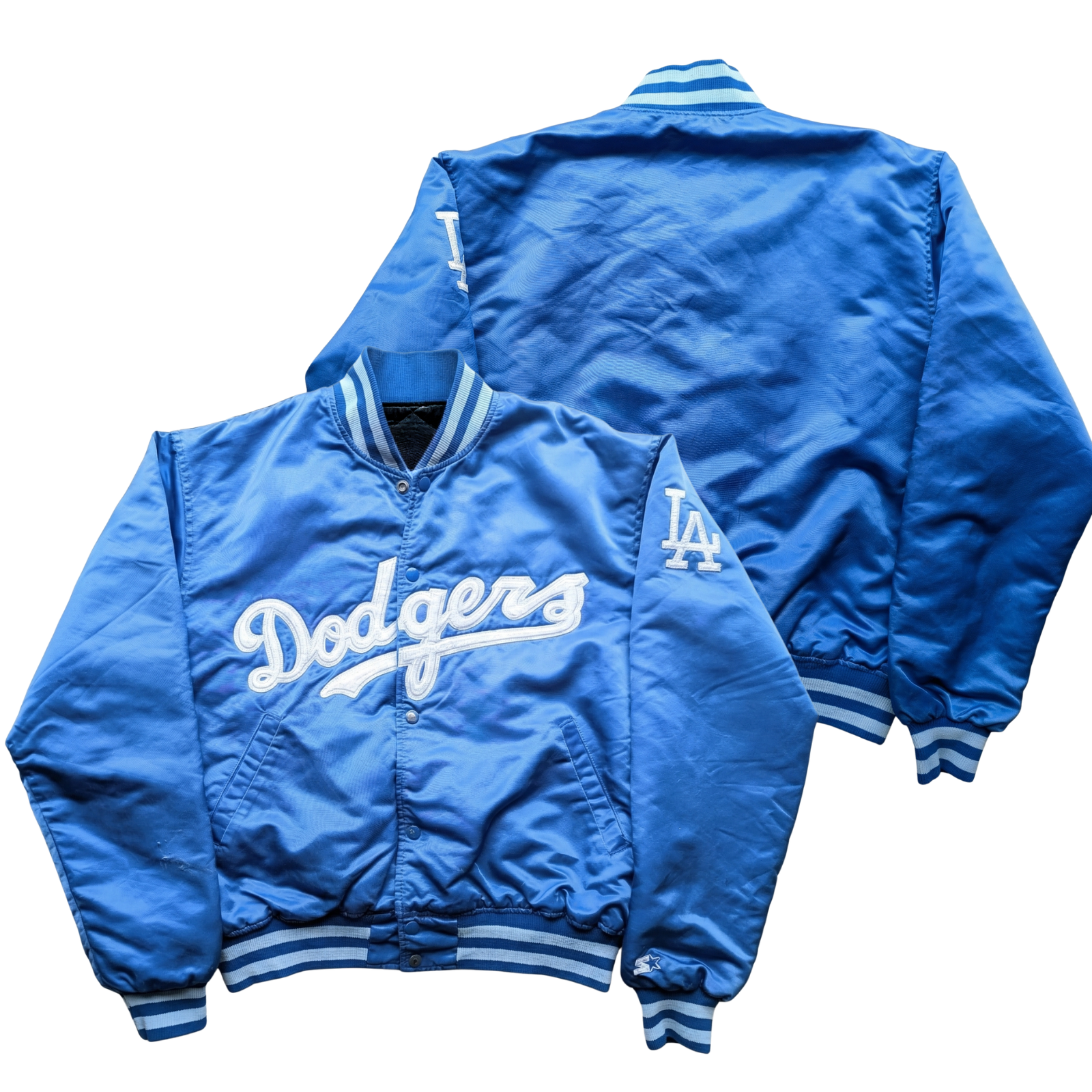 Dodgers Throwback Satin Bomber – (Pre order Ships in 3-6 weeks)