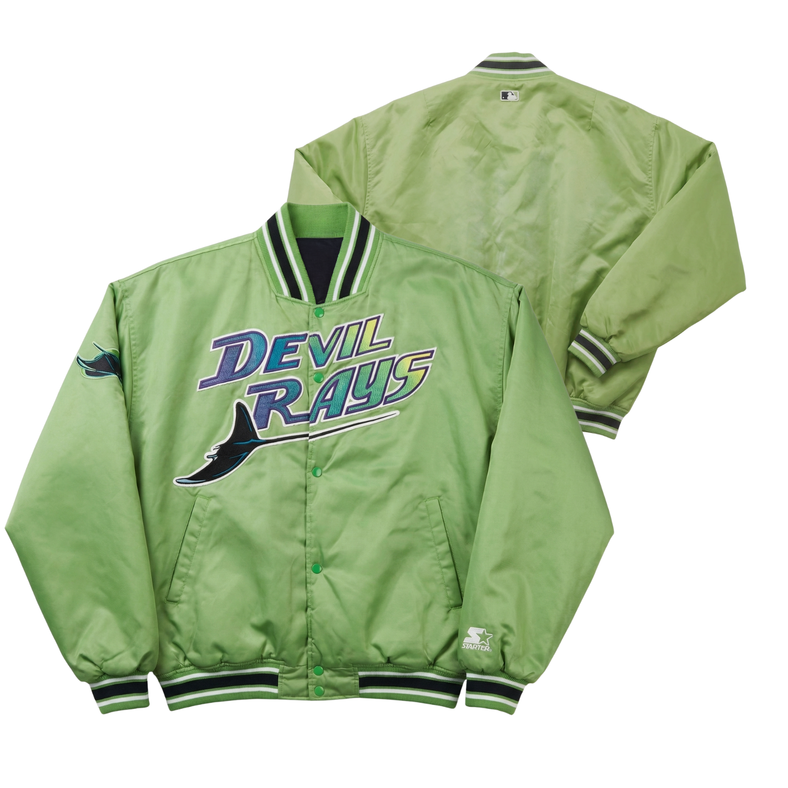 Tampa Bay Throwback Satin Bomber – (Pre order Ships in 3-6 weeks)