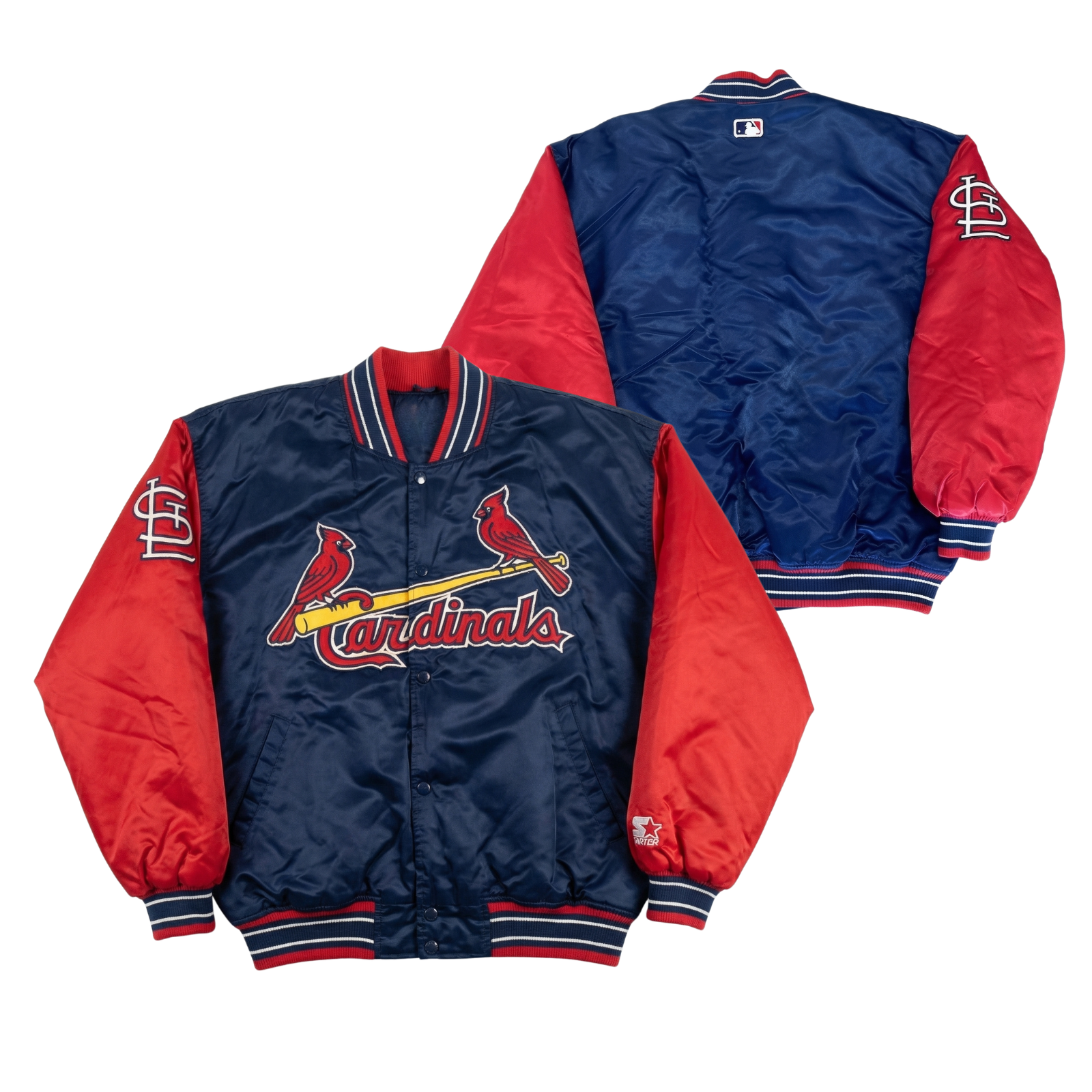 Cardinals Throwback Satin Bomber – (Pre order Ships in 3-6 weeks)