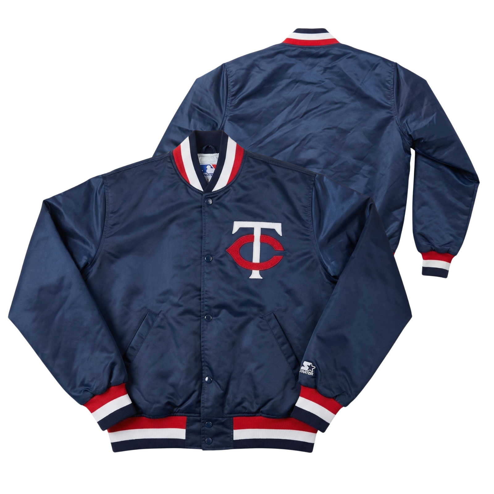 Twins Throwback Satin Bomber – (Pre order Ships in 3-6 weeks)