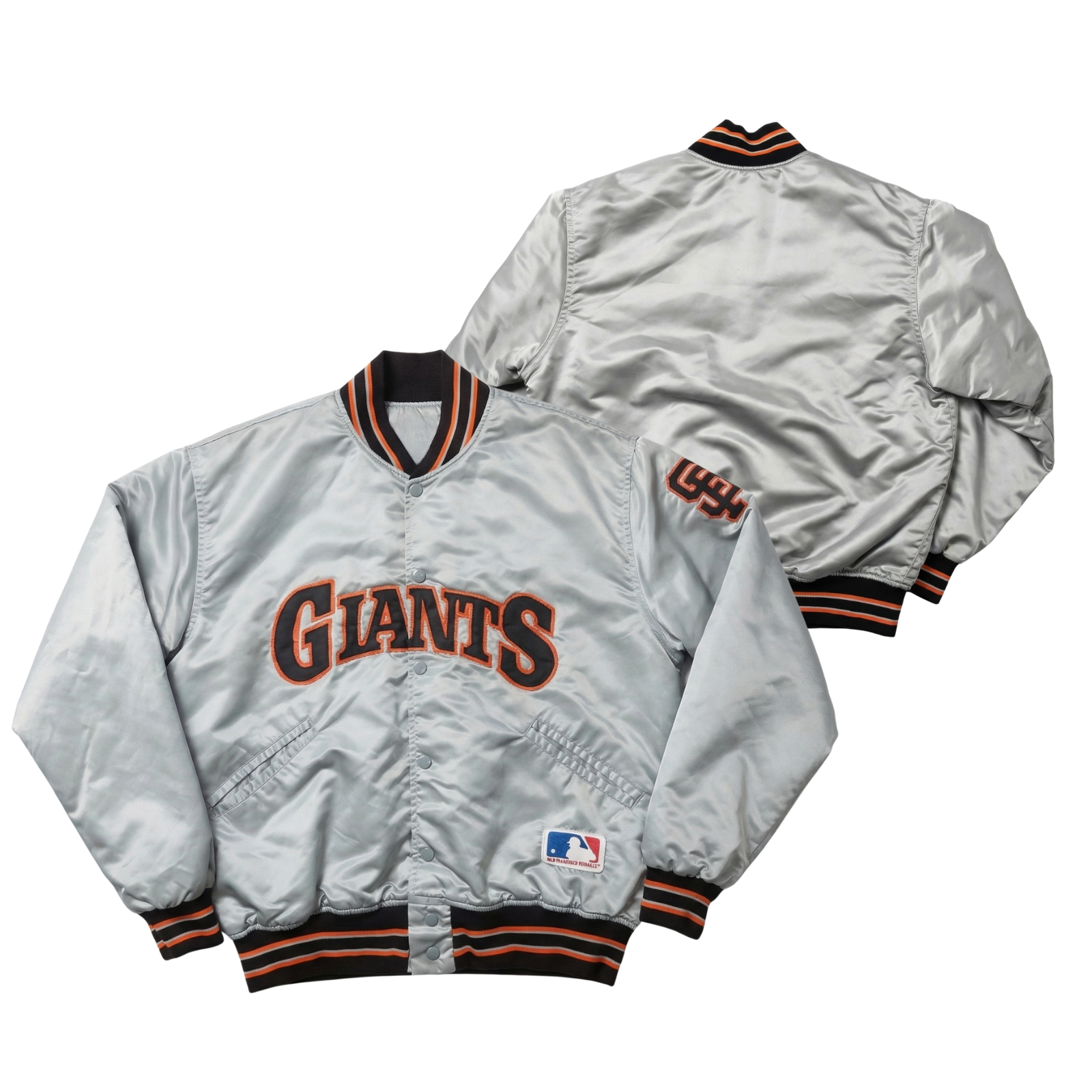 Giants Throwback Satin Bomber – (Pre order Ships in 3-6 weeks)