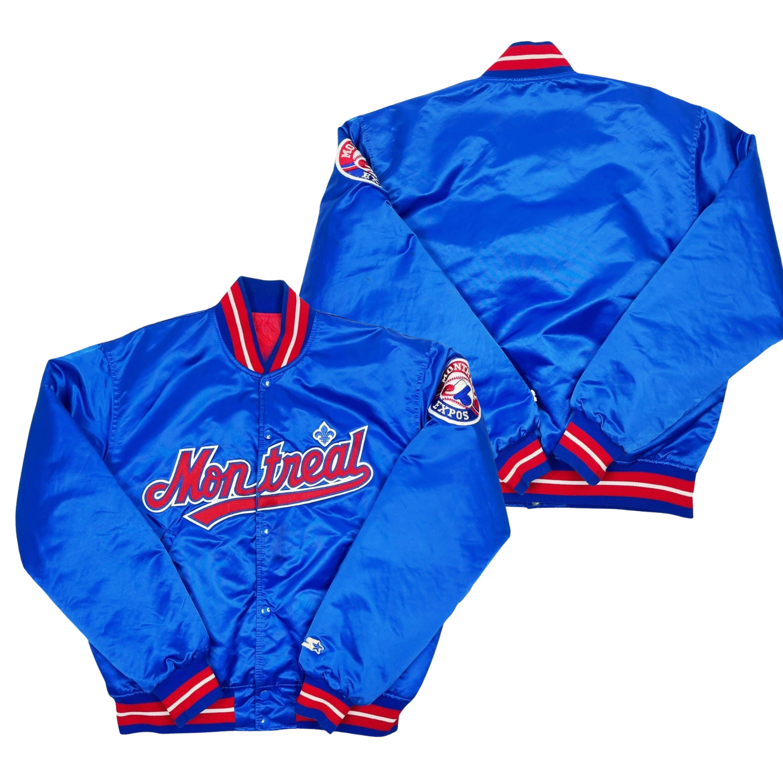 Expos Throwback Satin Bomber – (Pre order Ships in 3-6 weeks)