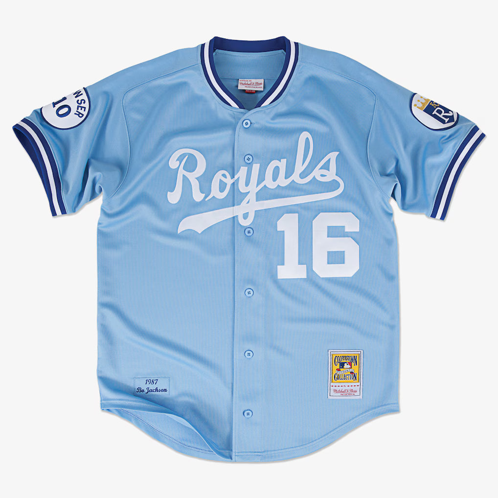 Light Blue Kansas City 1987 Jersey