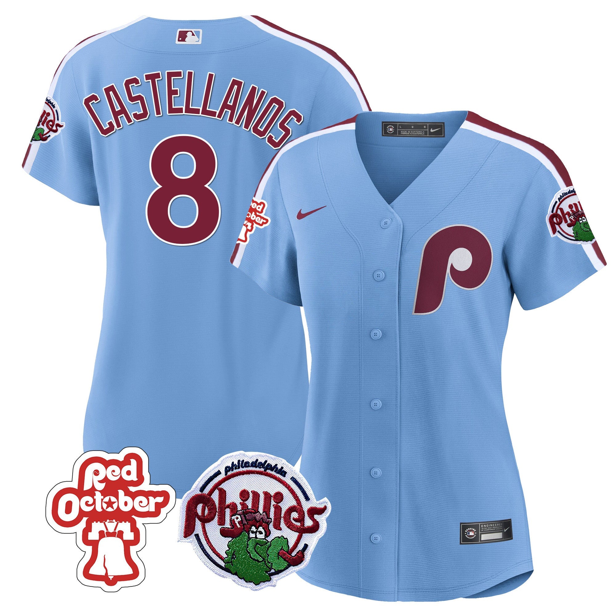 Women’s Philadelphia Red October Patch Jersey