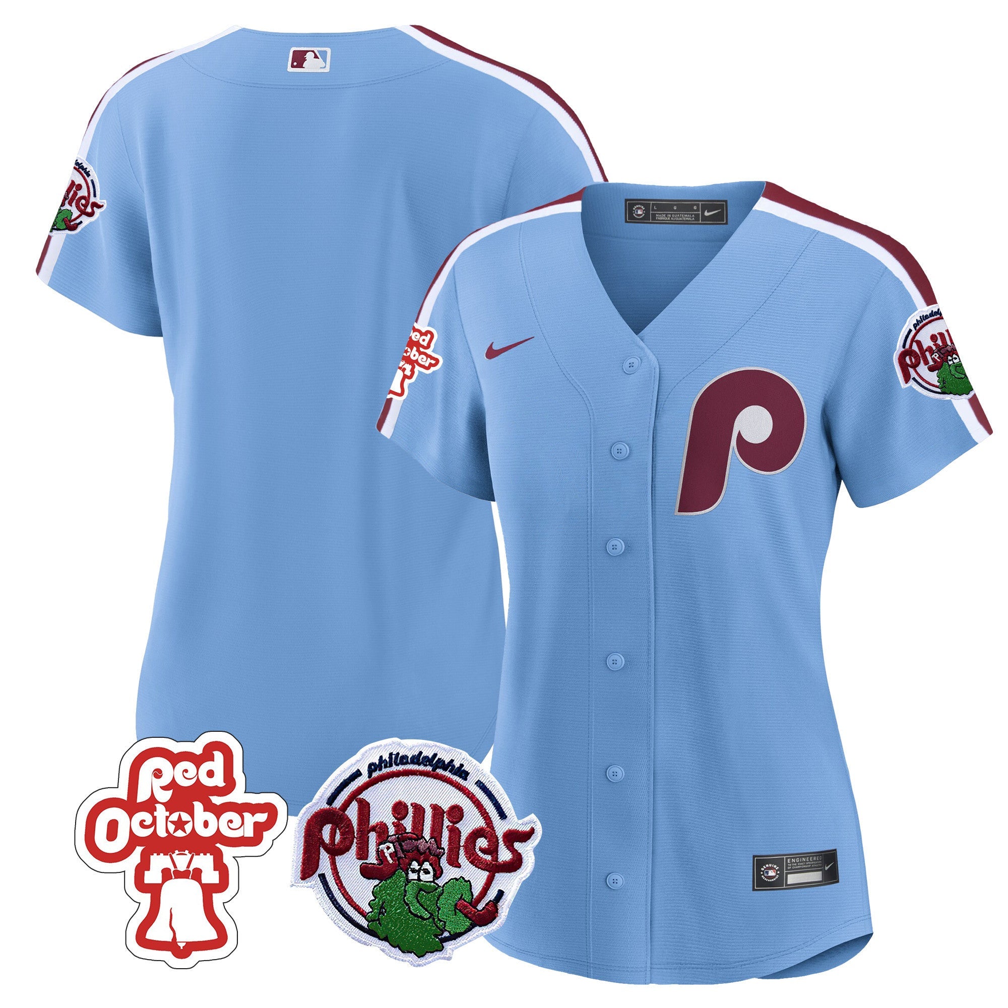 Women’s Philadelphia Red October Patch Jersey