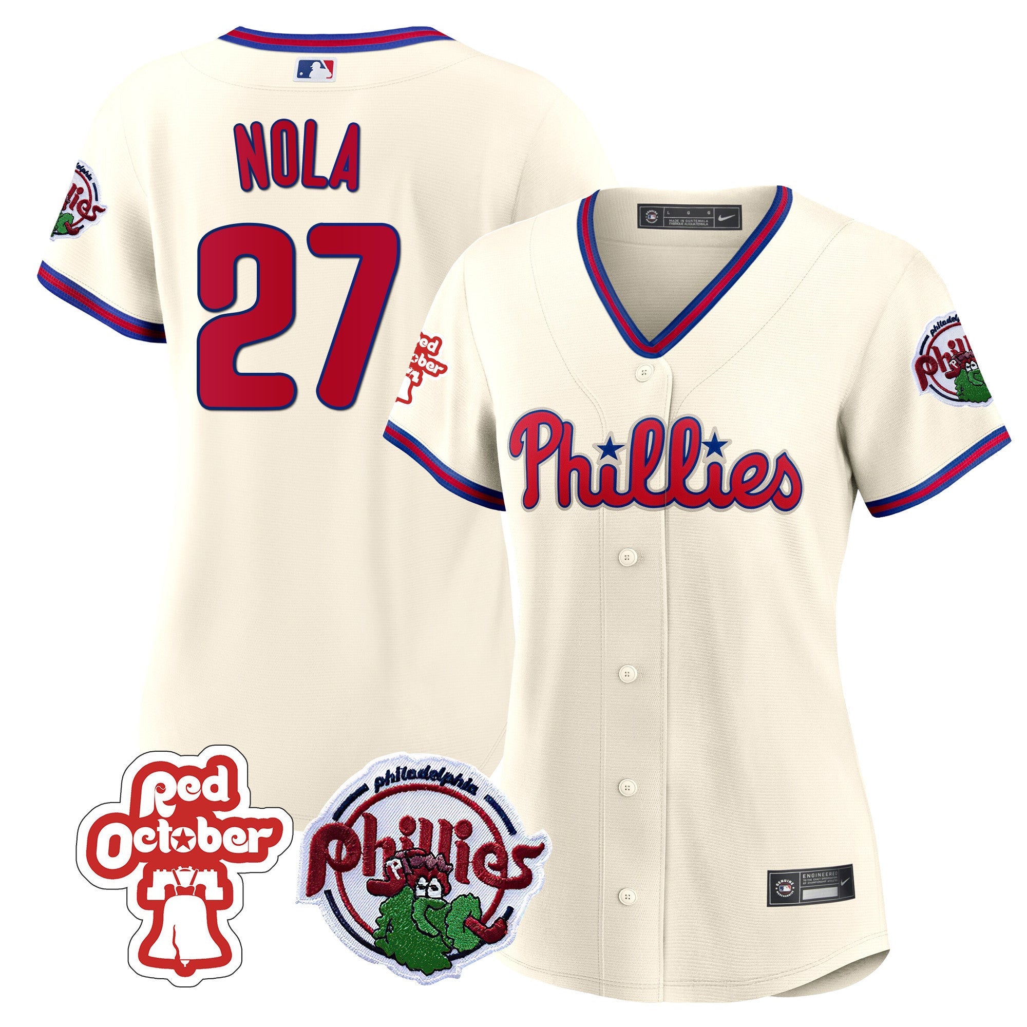 Women’s Philadelphia Red October Patch Jersey