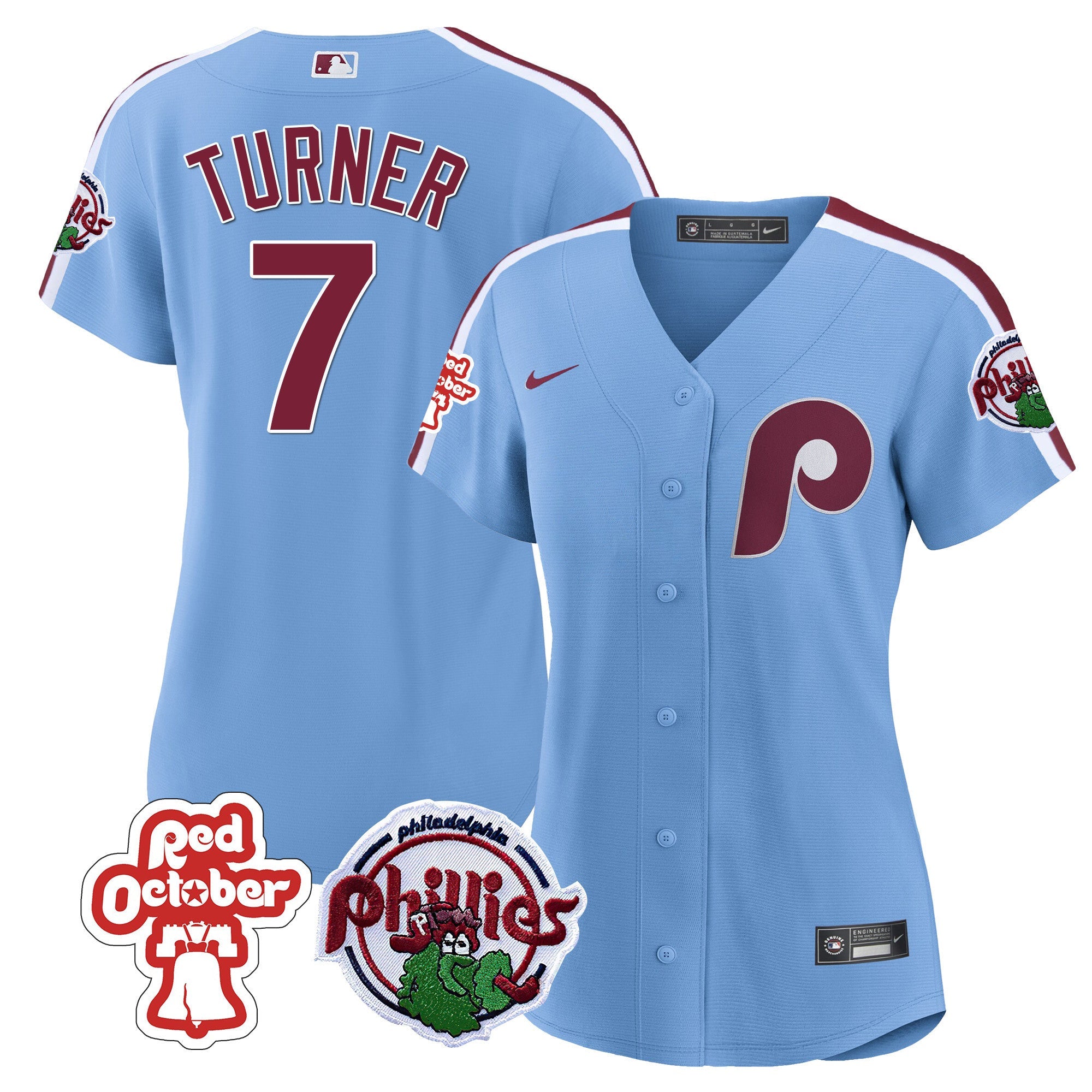 Women’s Philadelphia Red October Patch Jersey