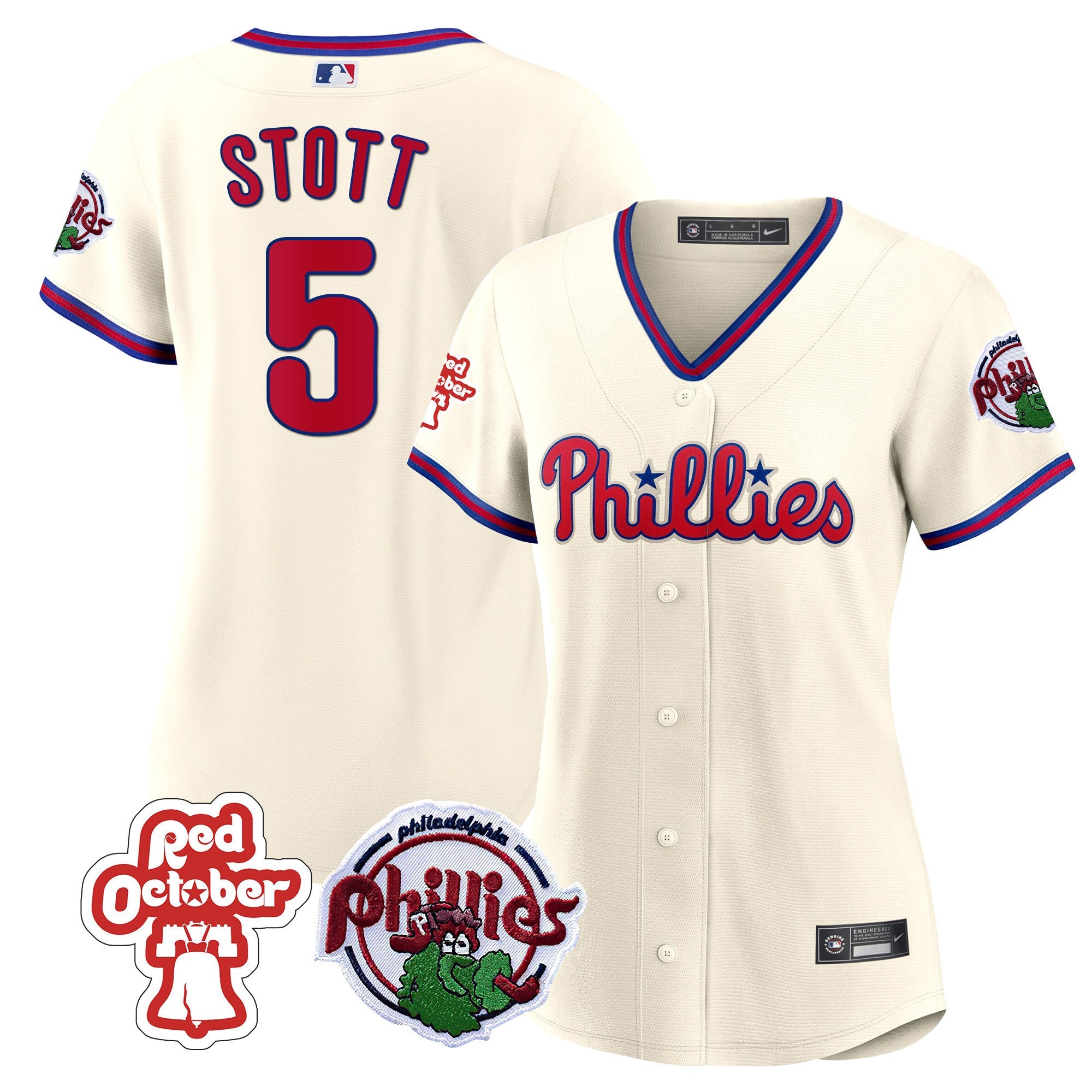Women’s Philadelphia Red October Patch Jersey