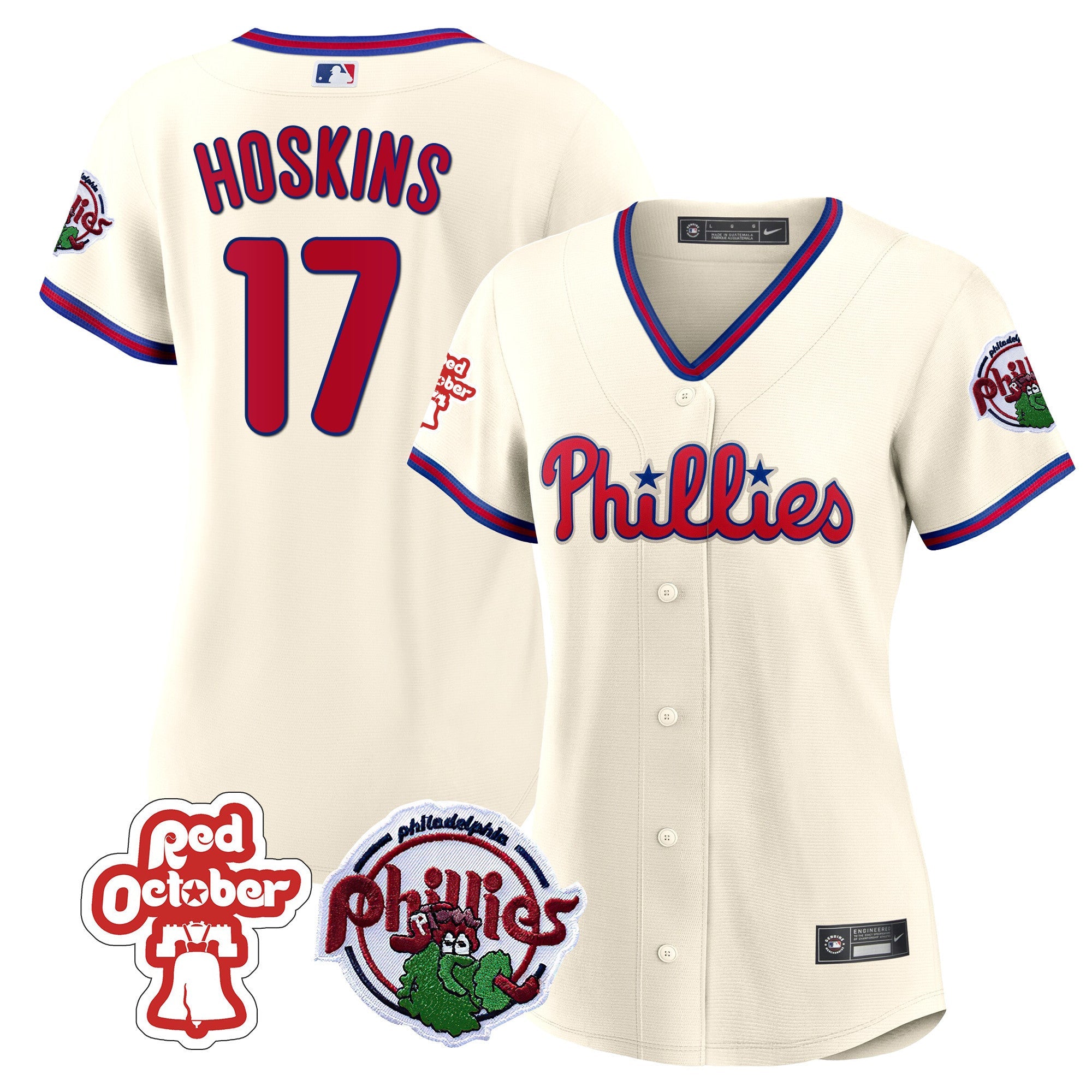 Women’s Philadelphia Red October Patch Jersey