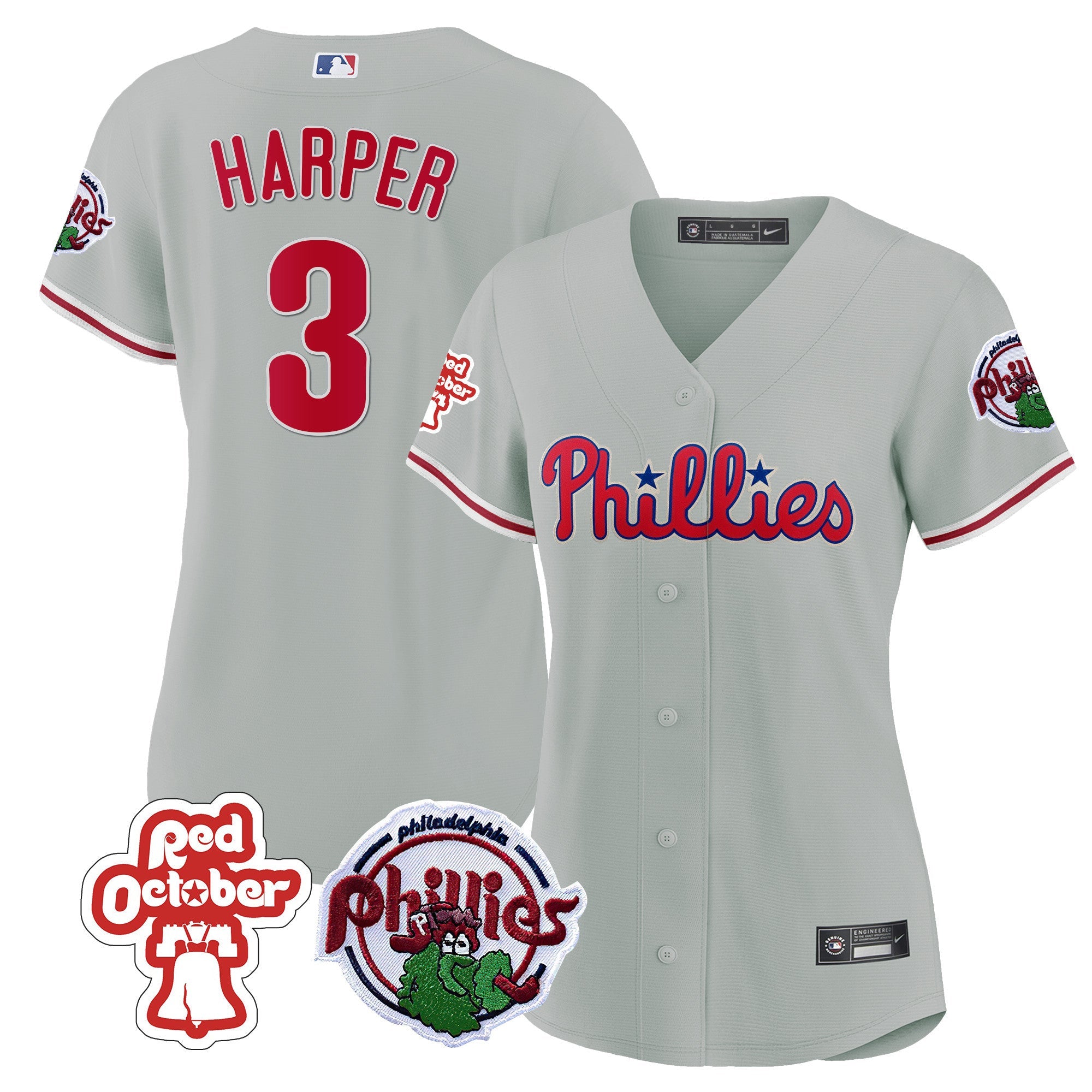 Women’s Philadelphia Red October Patch Jersey
