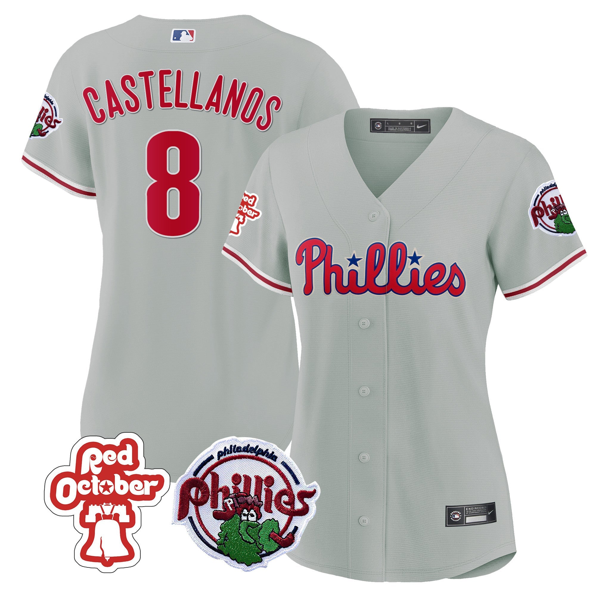 Women’s Philadelphia Red October Patch Jersey