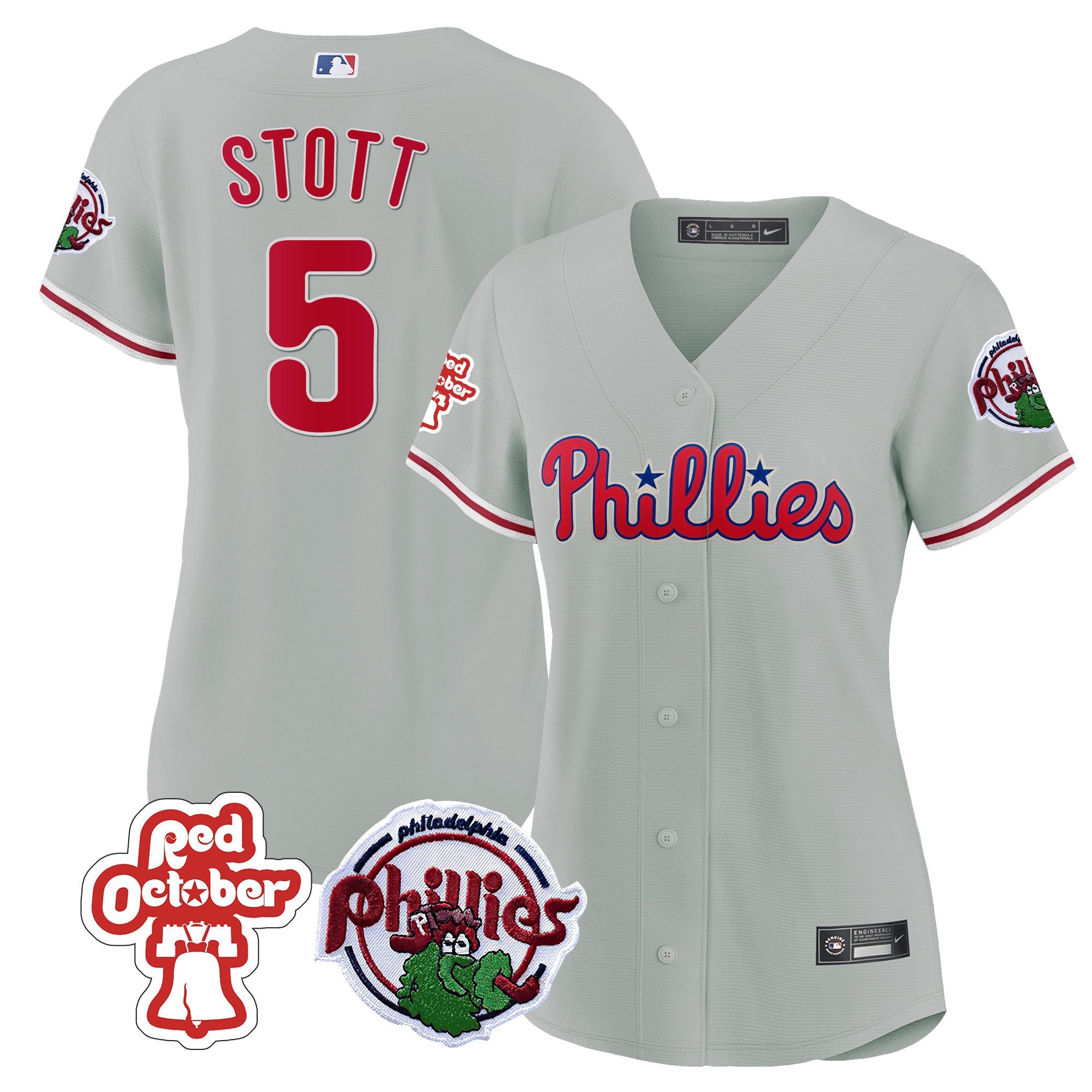 Women’s Philadelphia Red October Patch Jersey