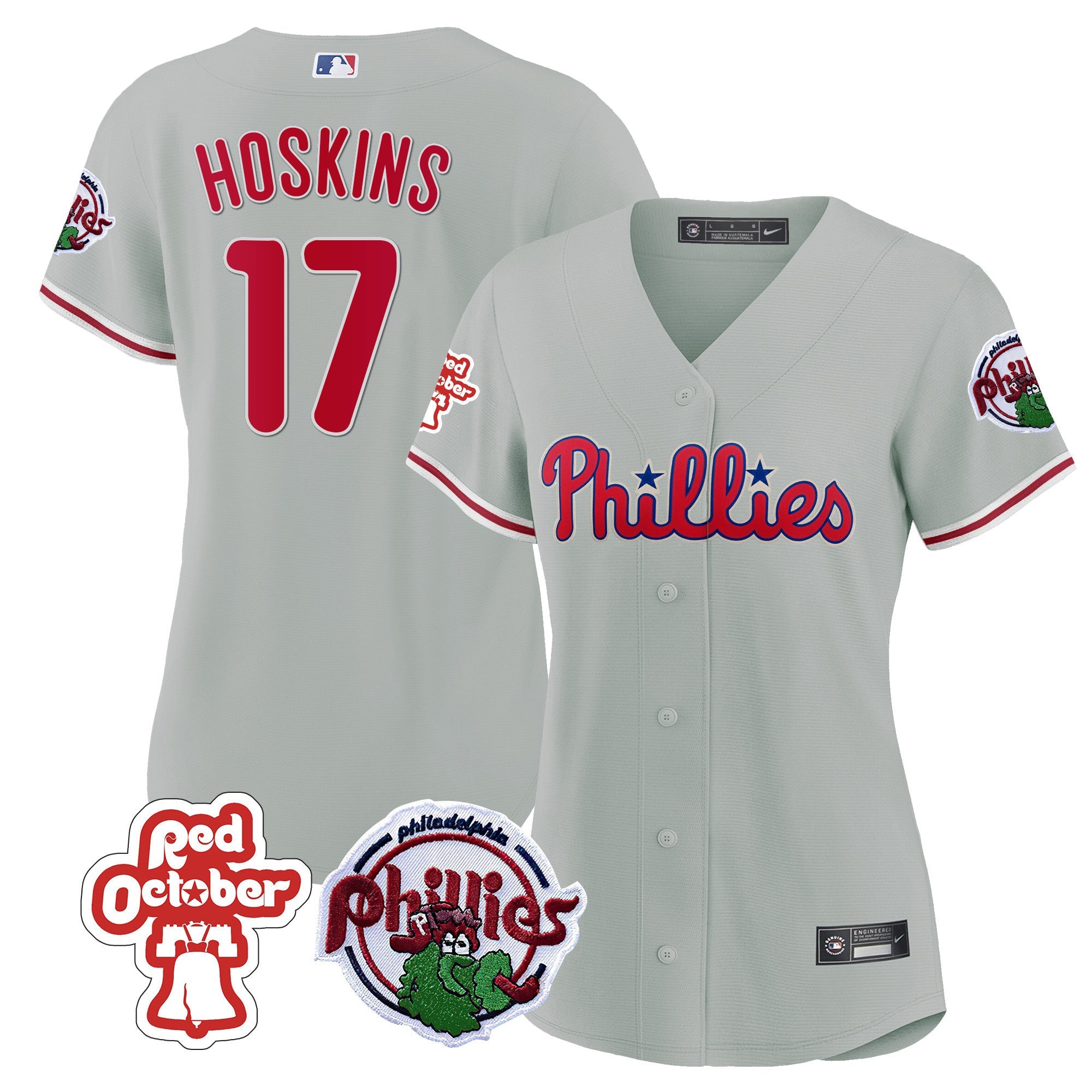 Women’s Philadelphia Red October Patch Jersey