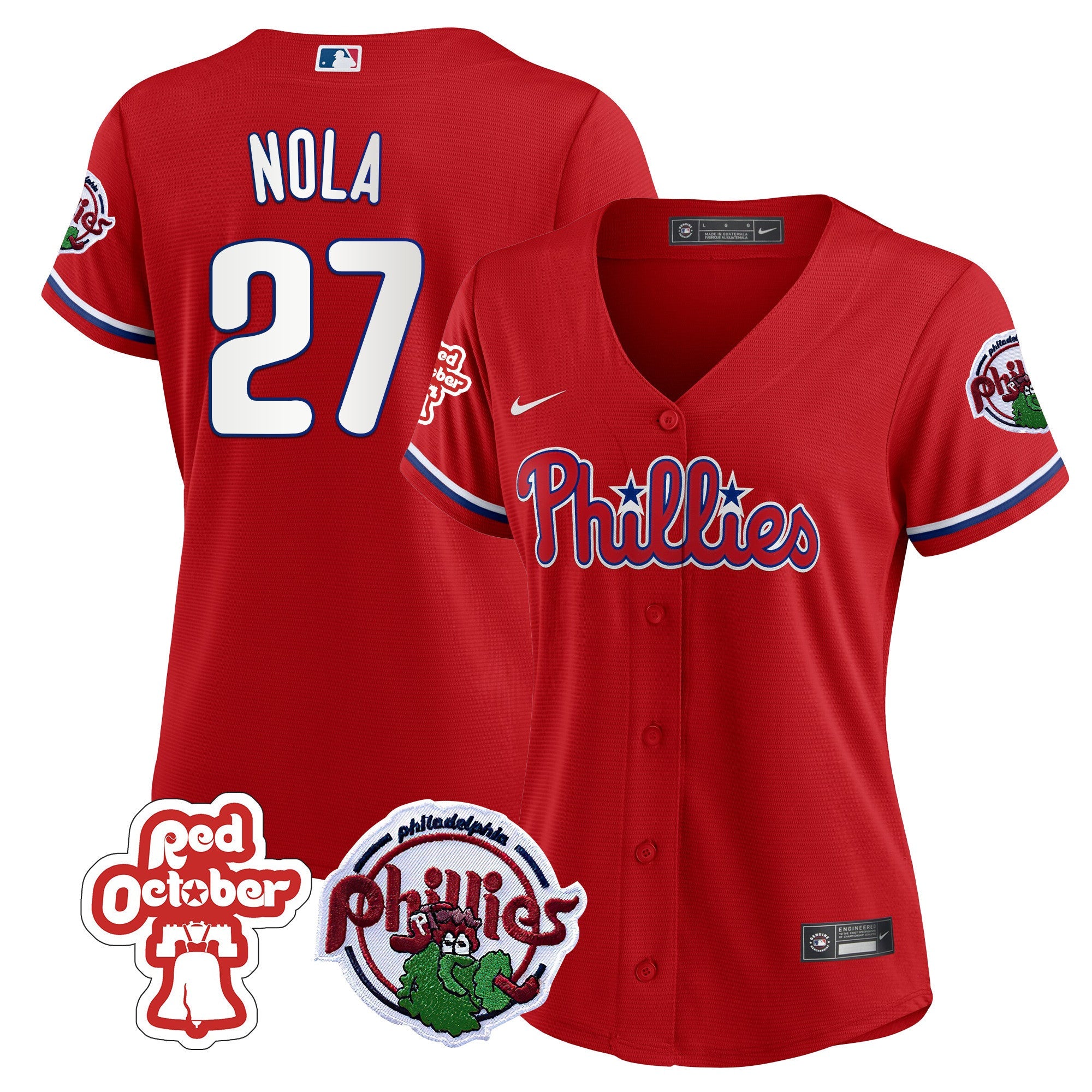 Women’s Philadelphia Red October Patch Jersey