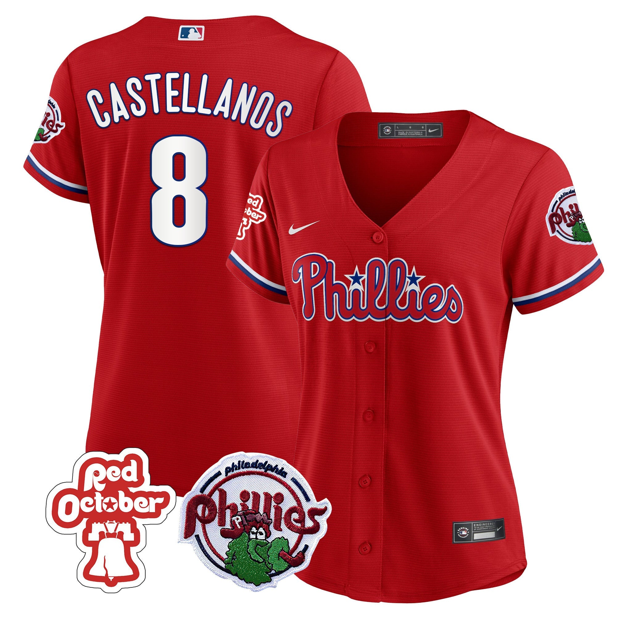 Women’s Philadelphia Red October Patch Jersey