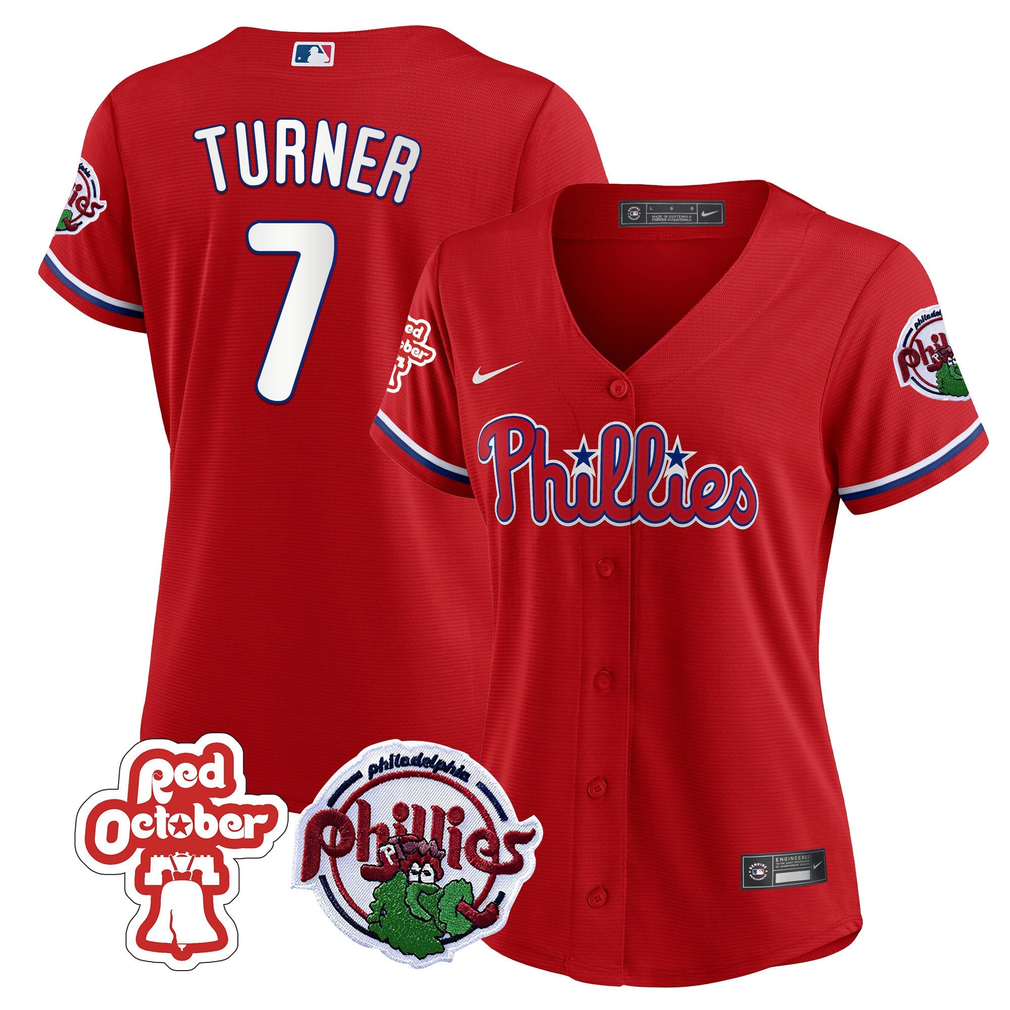 Women’s Philadelphia Red October Patch Jersey