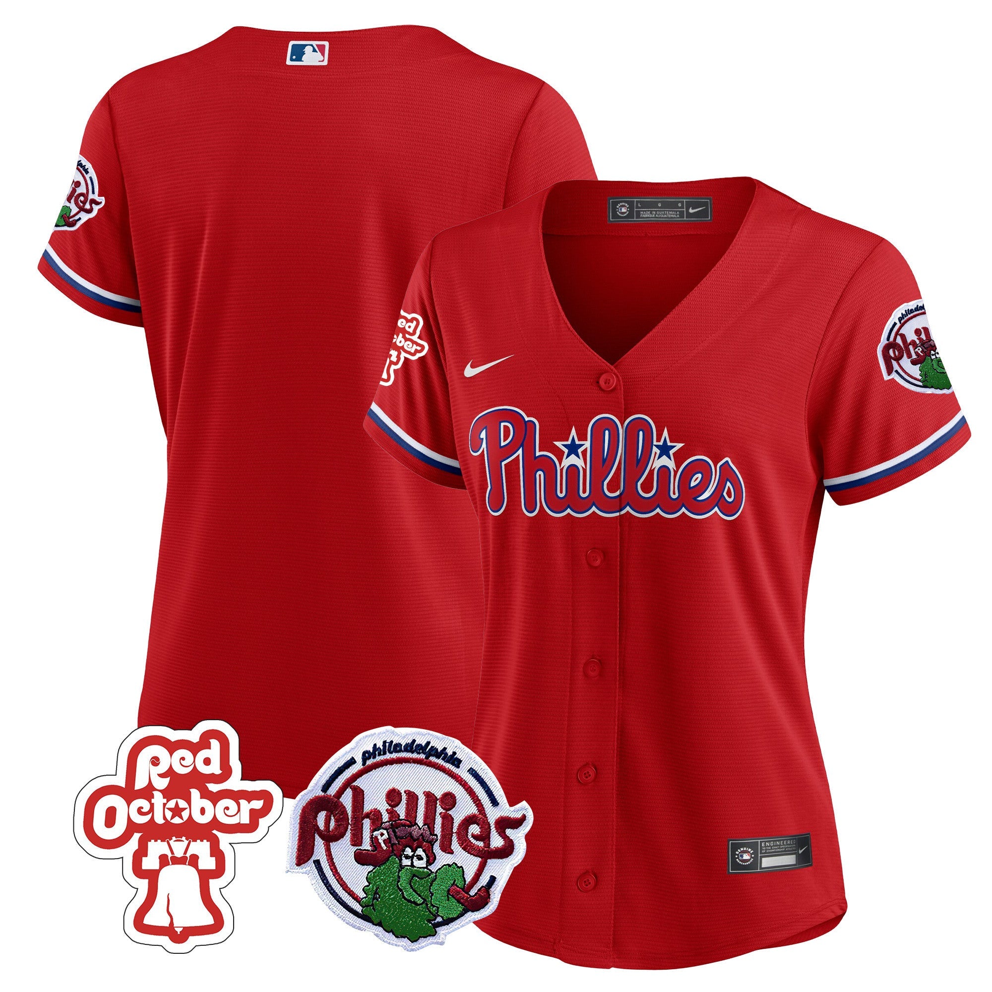 Women’s Philadelphia Red October Patch Jersey