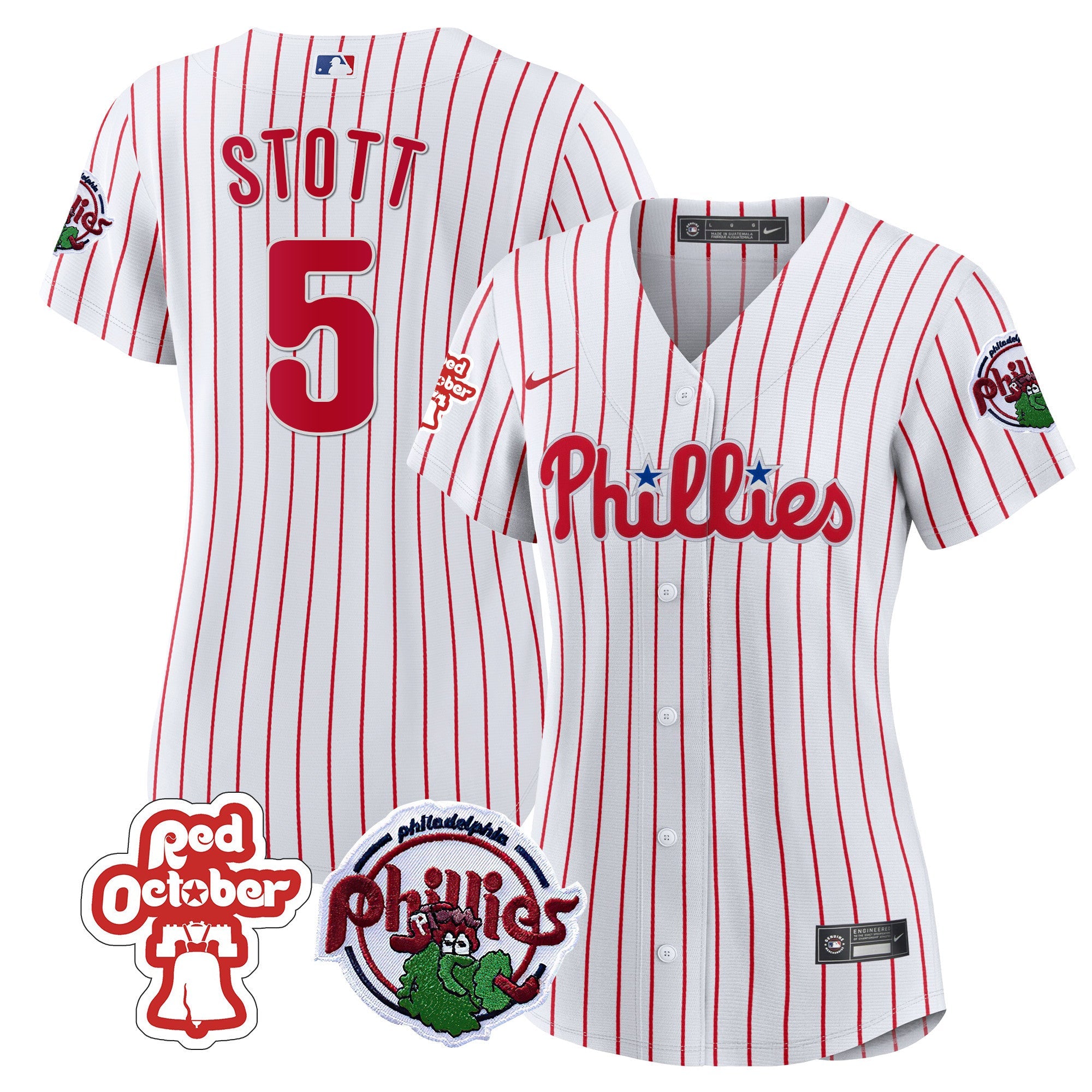 Women’s Philadelphia Red October Patch Jersey