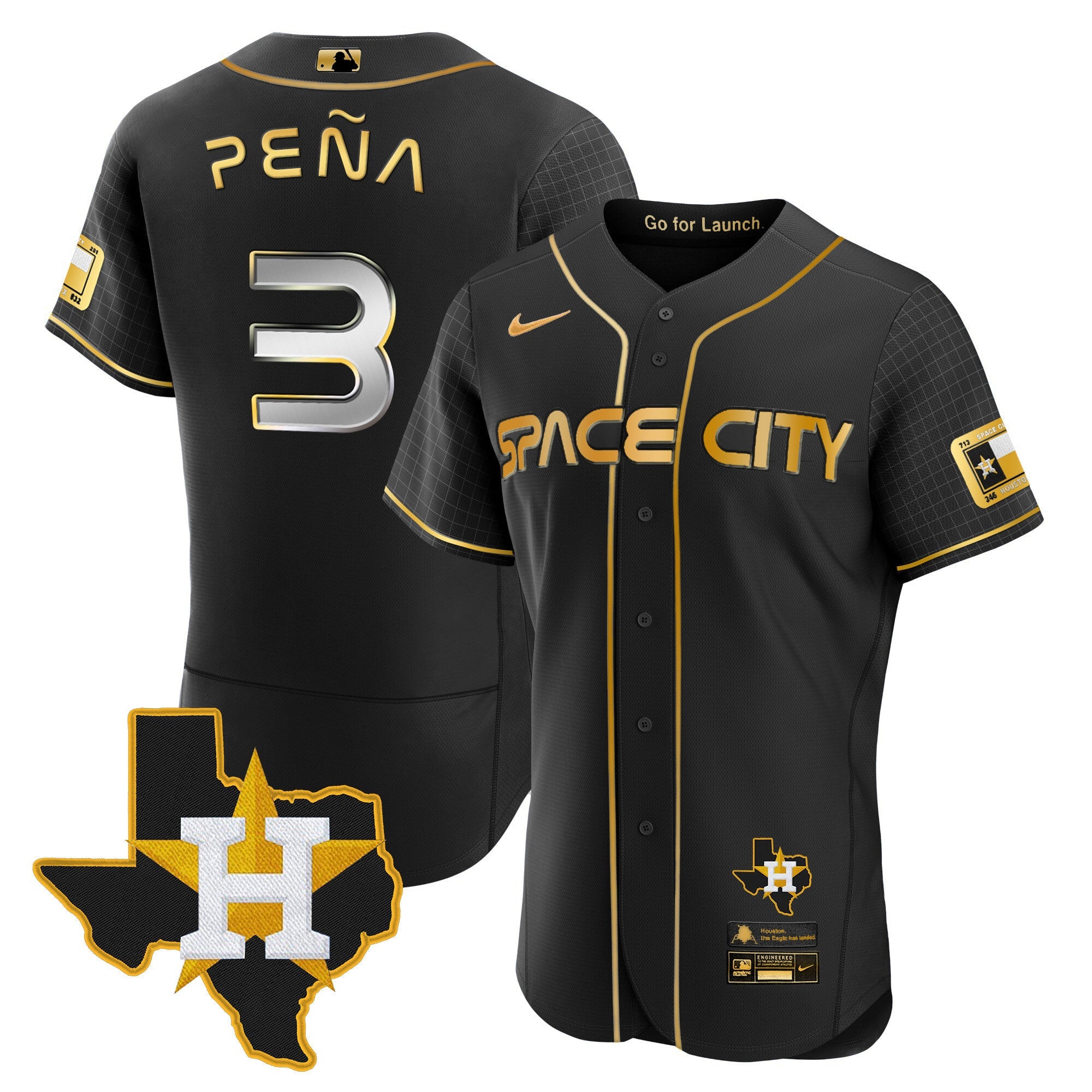 Men’s 2024 Space City Flex Base Jersey – Texas Patch