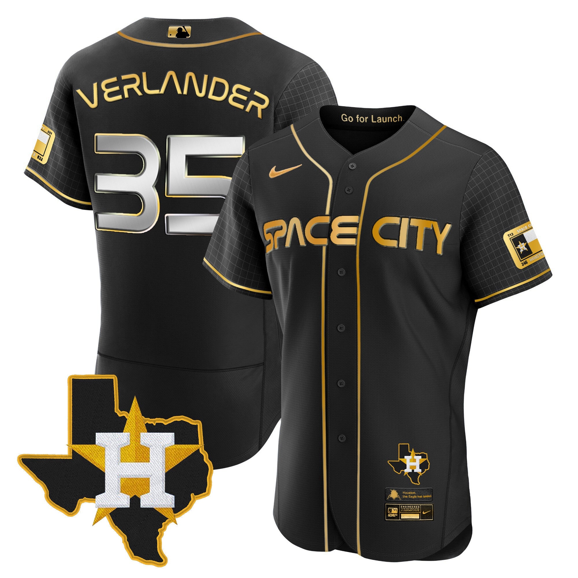 Men’s 2024 Space City Flex Base Jersey – Texas Patch