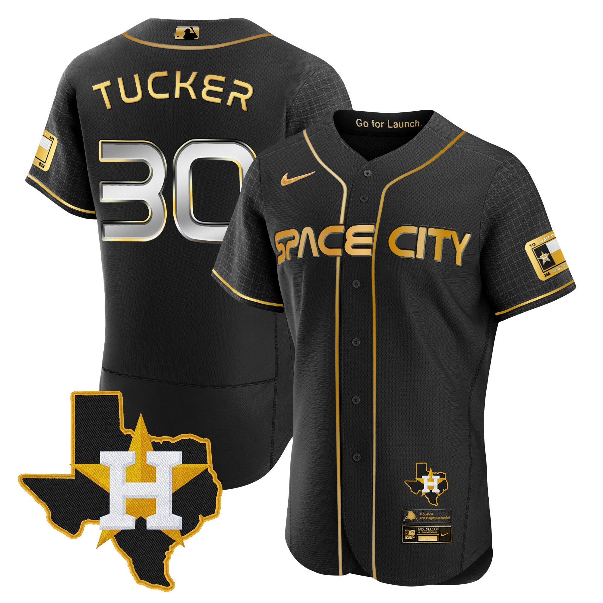 Men’s 2024 Space City Flex Base Jersey – Texas Patch