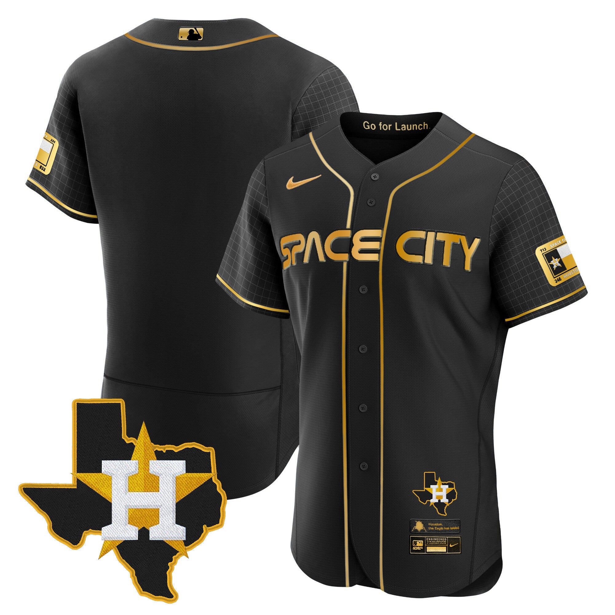 Men’s 2024 Space City Flex Base Jersey – Texas Patch