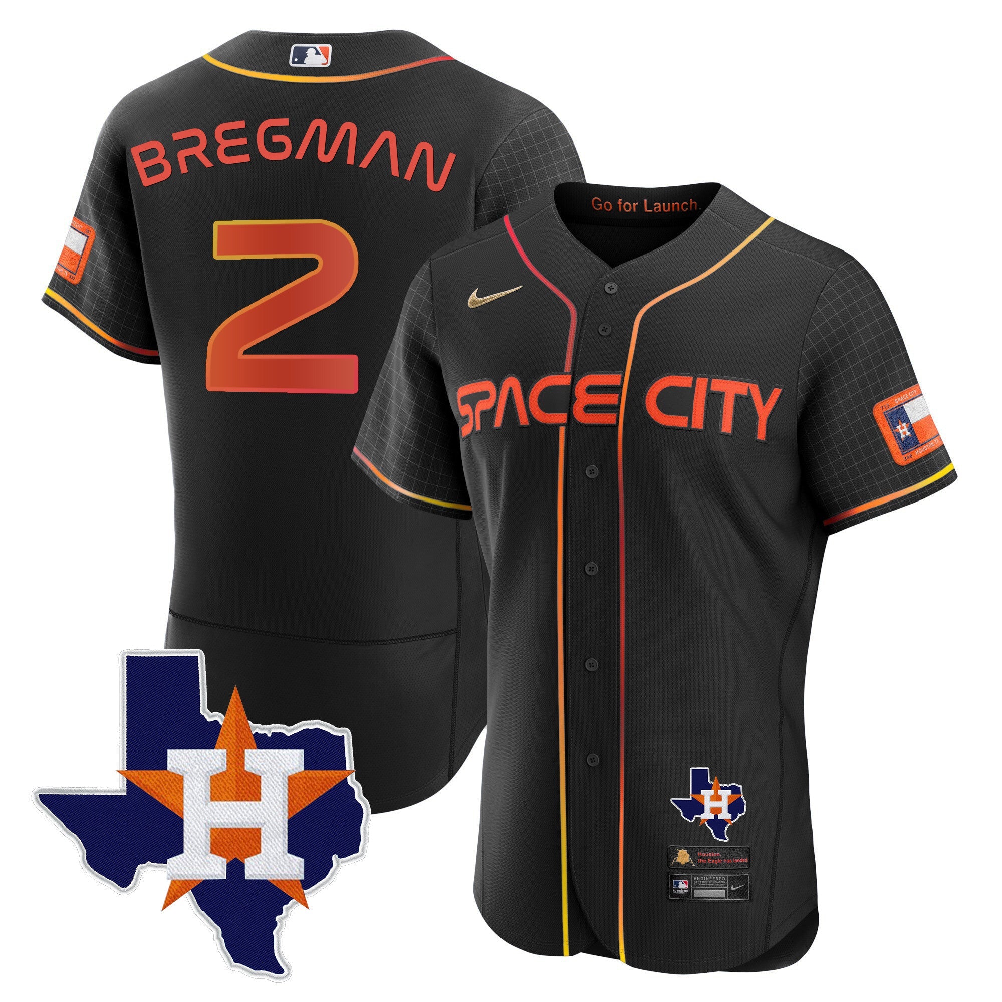 Men’s 2024 Space City Flex Base Jersey – Texas Patch