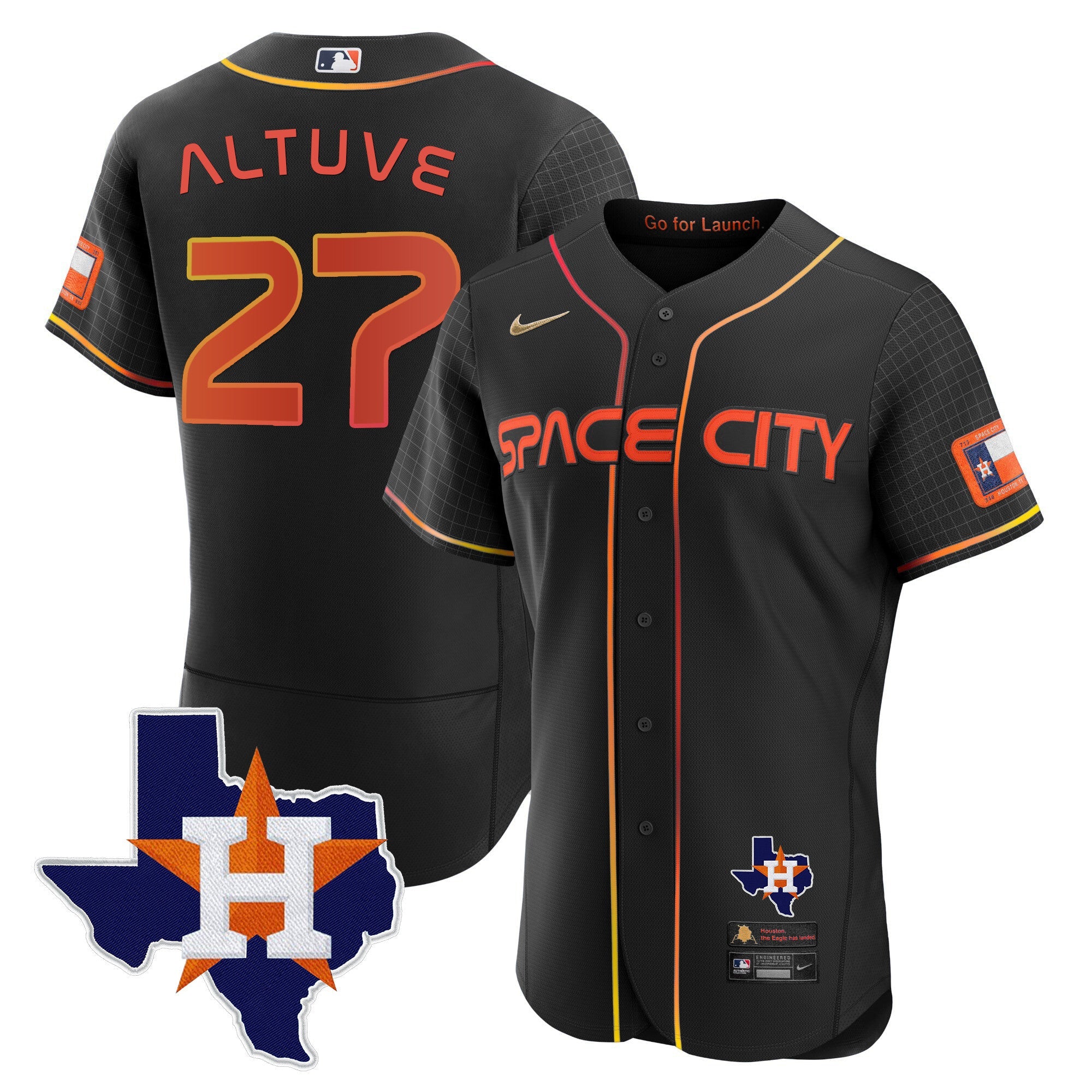 Men’s 2024 Space City Flex Base Jersey – Texas Patch