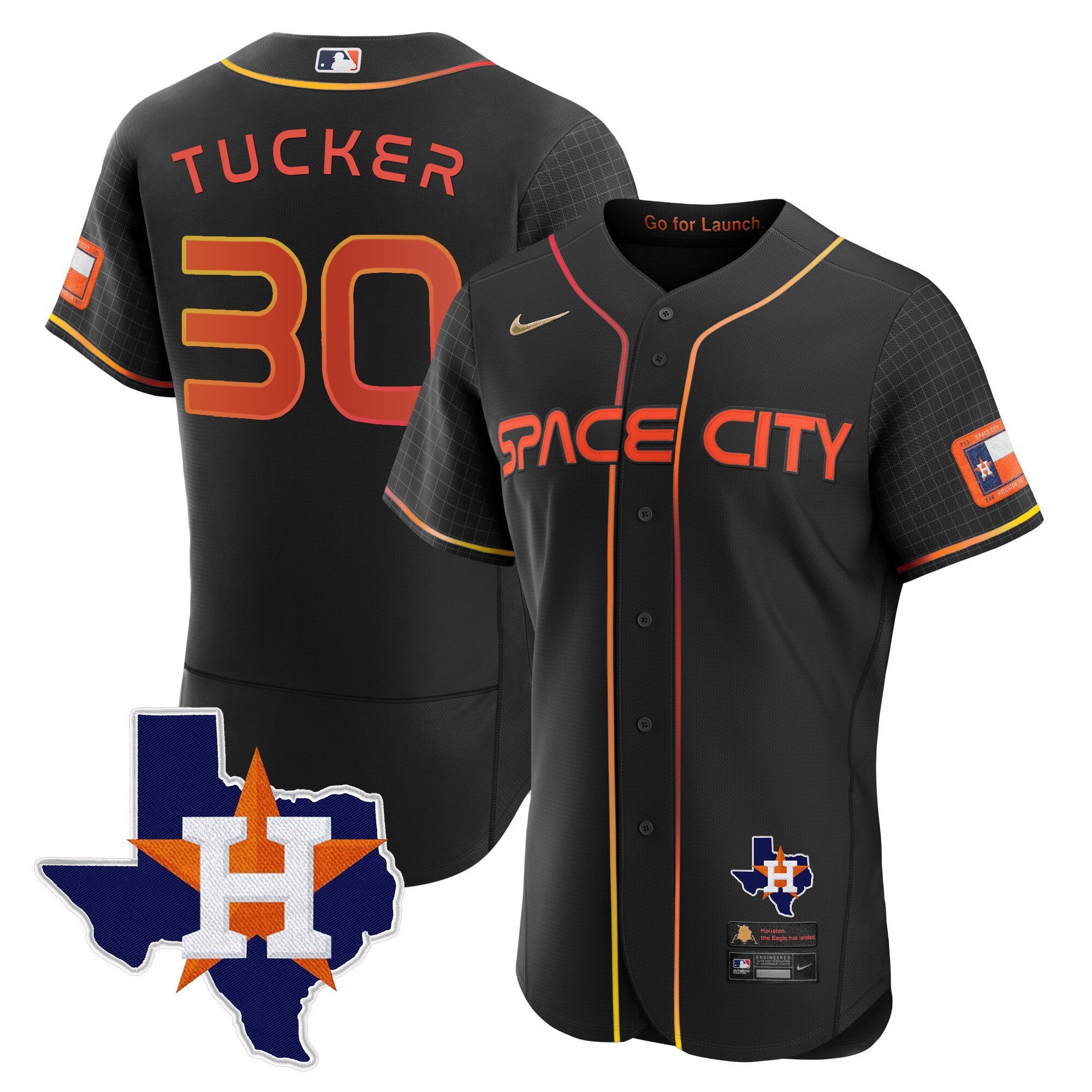 Men’s 2024 Space City Flex Base Jersey – Texas Patch