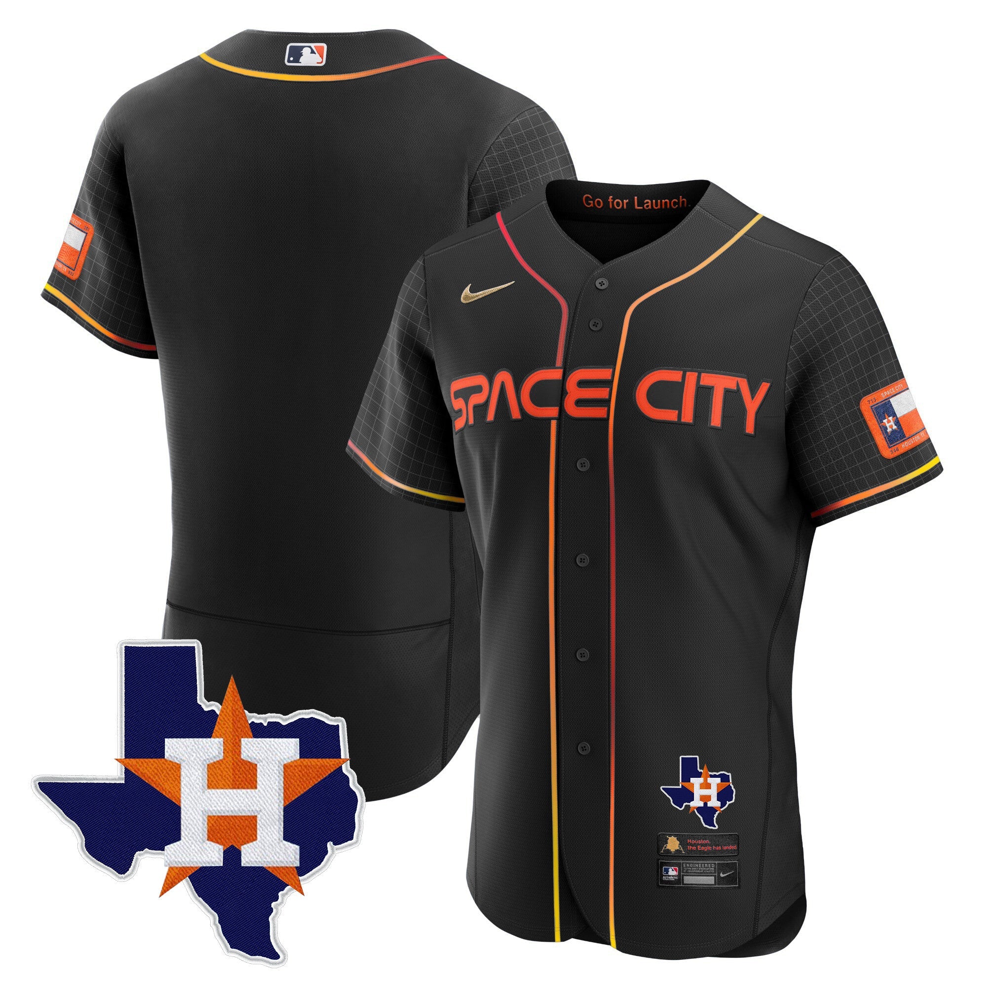 Men’s 2024 Space City Flex Base Jersey – Texas Patch