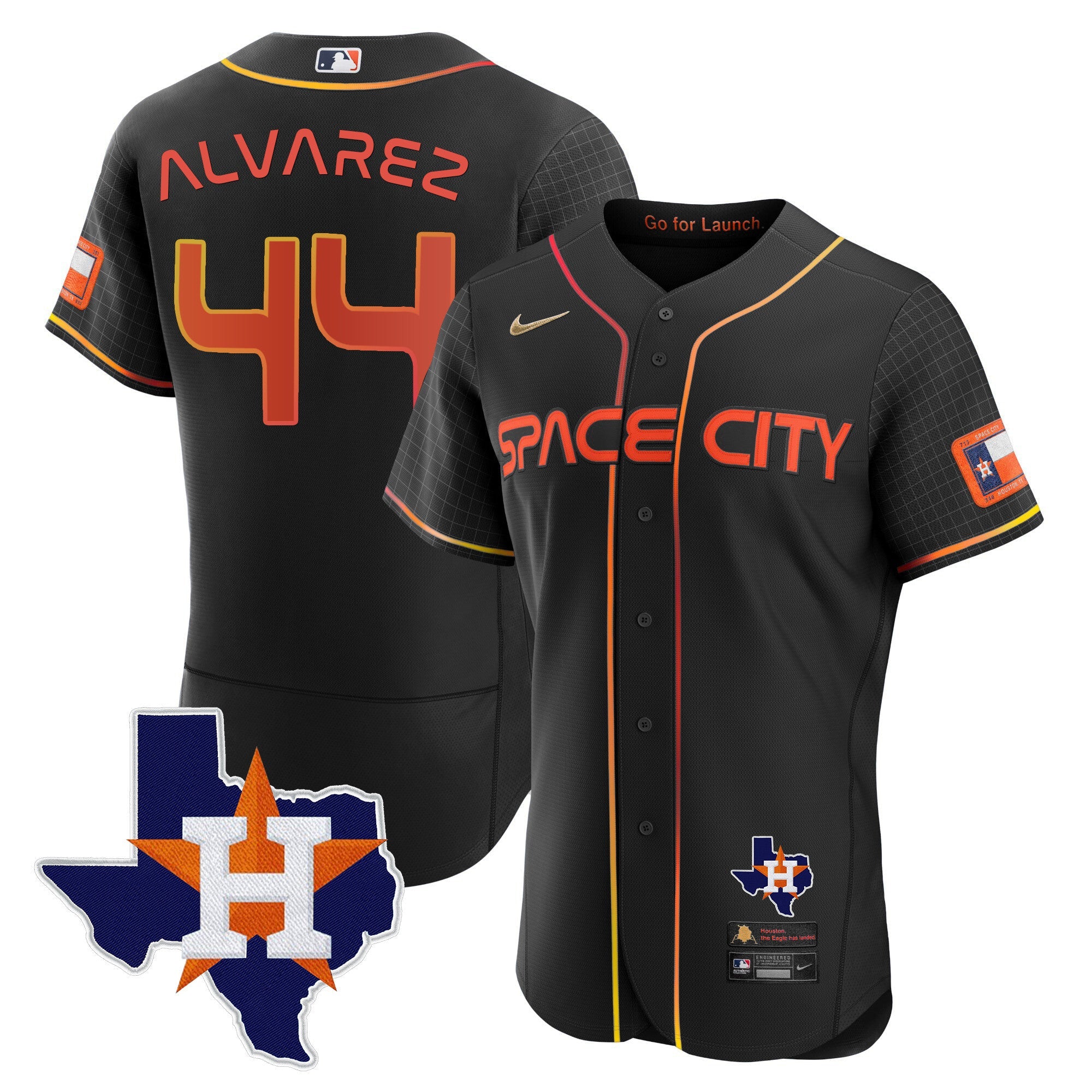 Men’s 2024 Space City Flex Base Jersey – Texas Patch