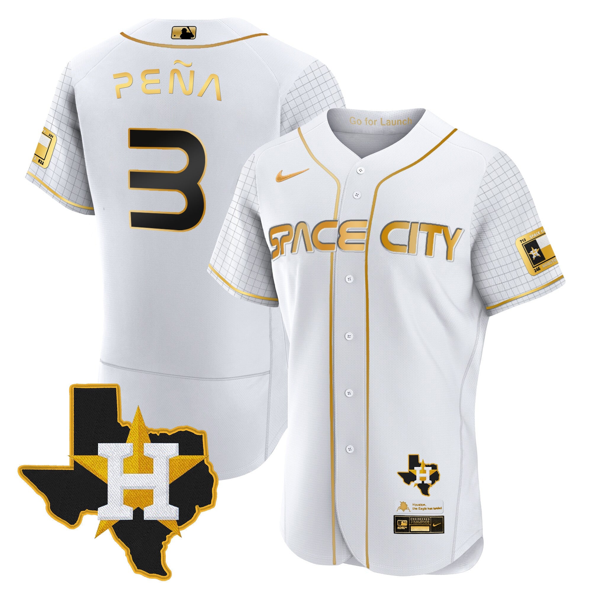 Men’s 2024 Space City Flex Base Jersey – Texas Patch