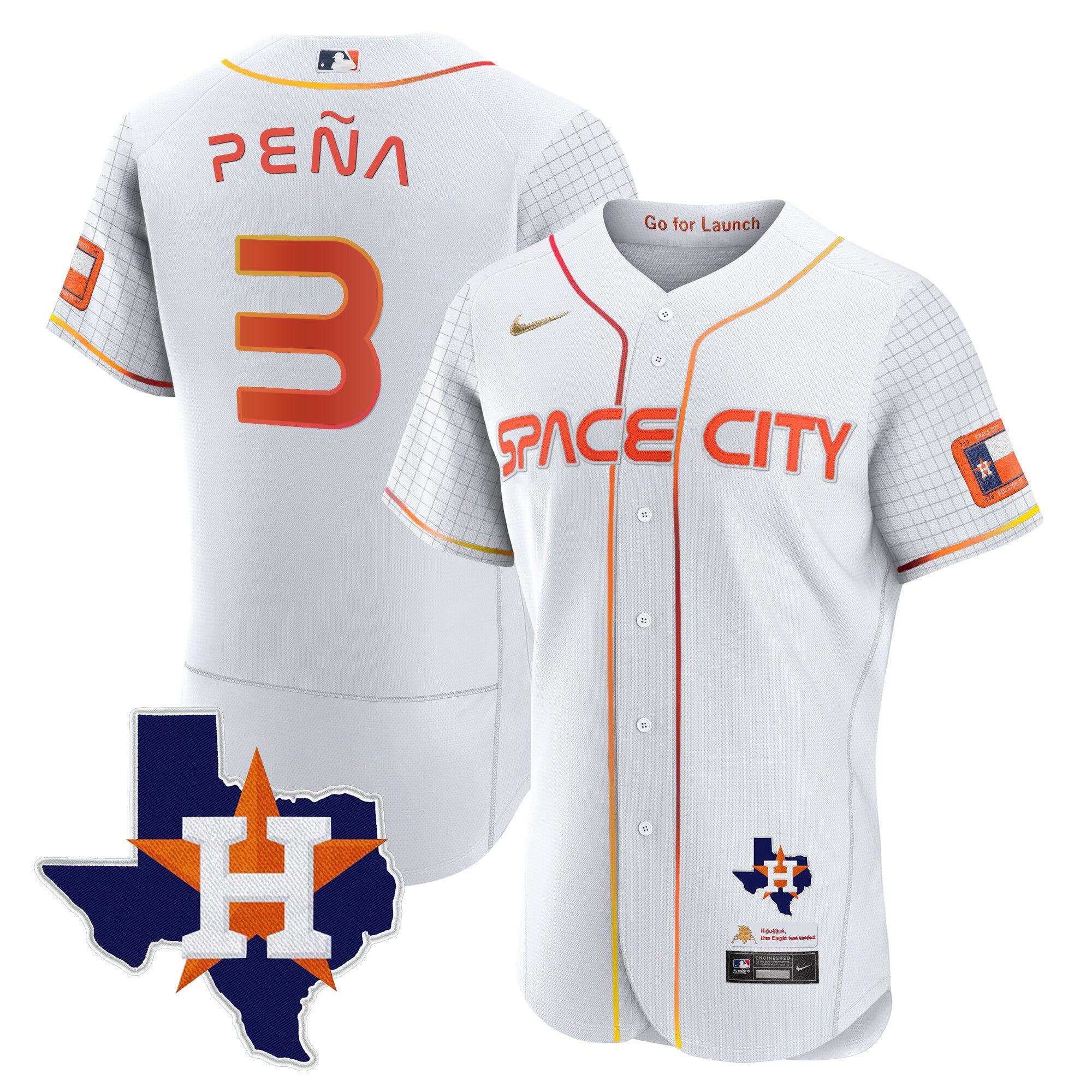 Men’s 2024 Space City Flex Base Jersey – Texas Patch