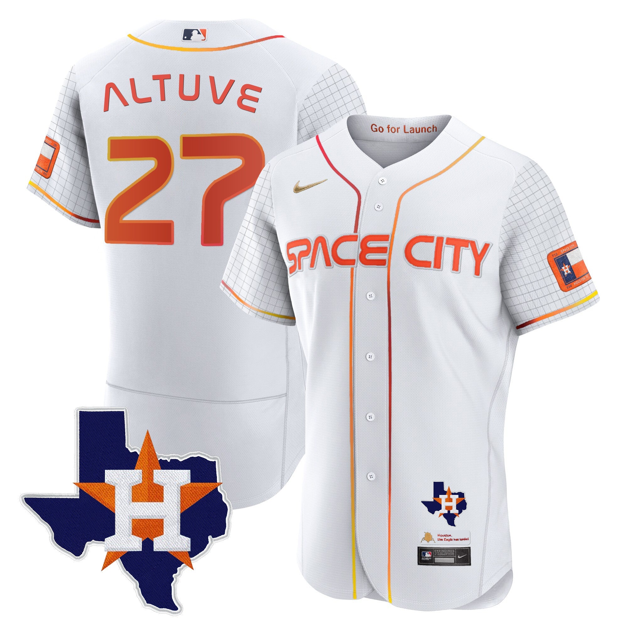 Men’s 2024 Space City Flex Base Jersey – Texas Patch