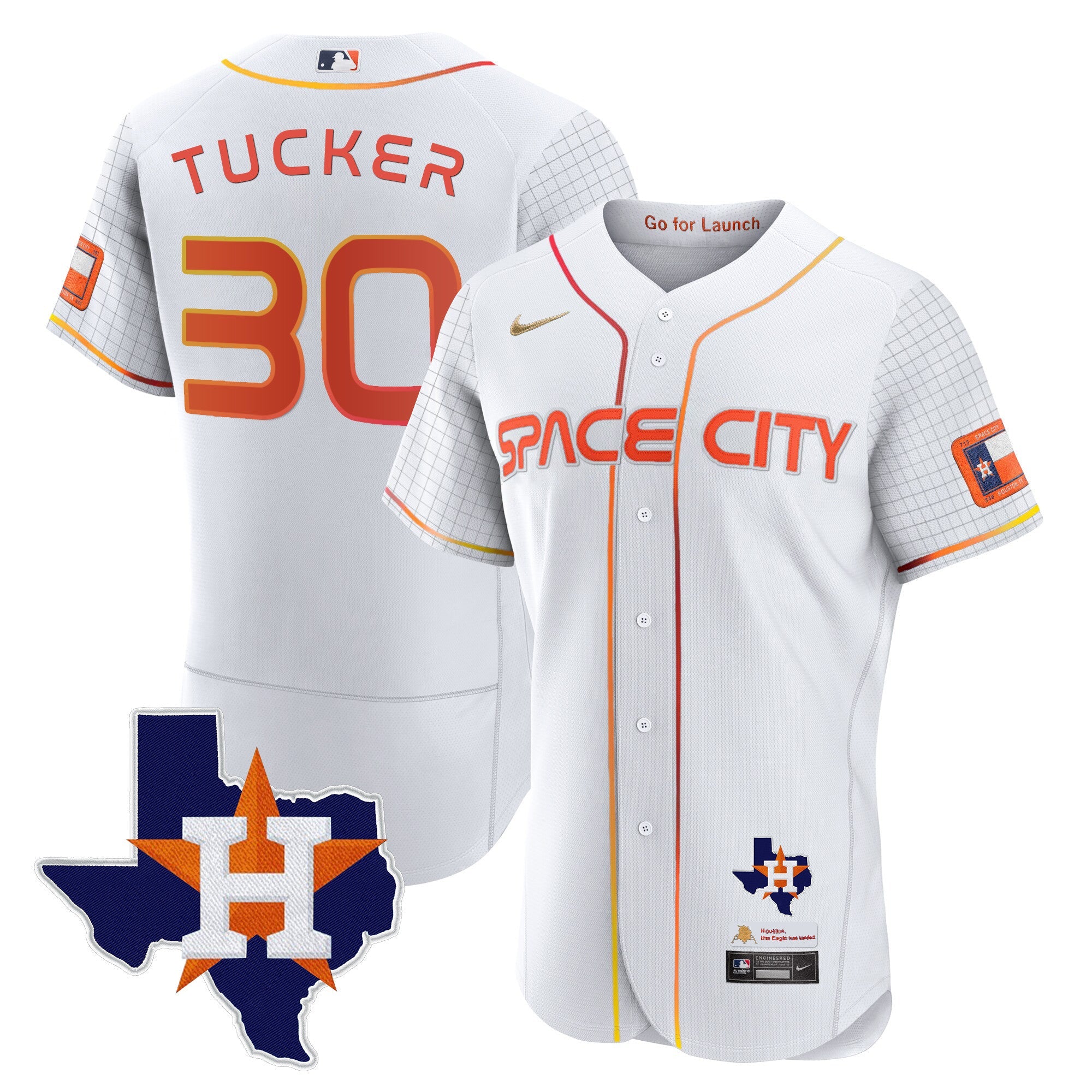 Men’s 2024 Space City Flex Base Jersey – Texas Patch