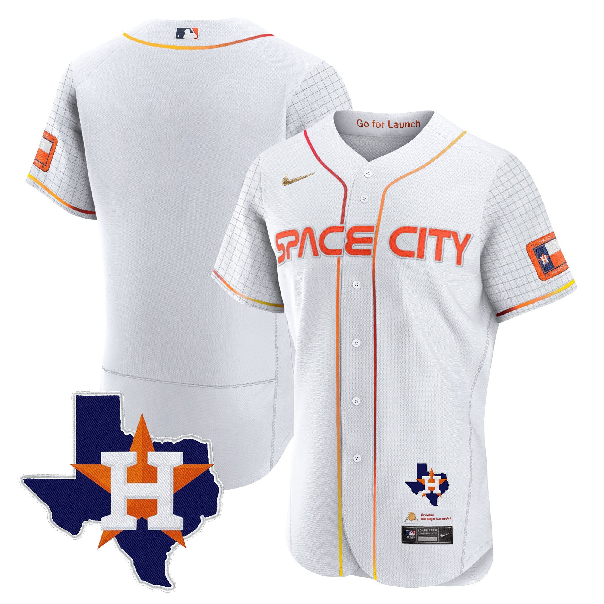 Men’s 2024 Space City Flex Base Jersey – Texas Patch