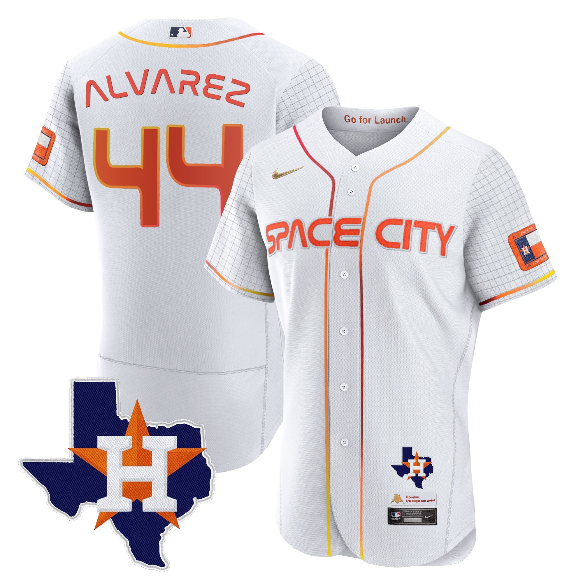 Men’s 2024 Space City Flex Base Jersey – Texas Patch