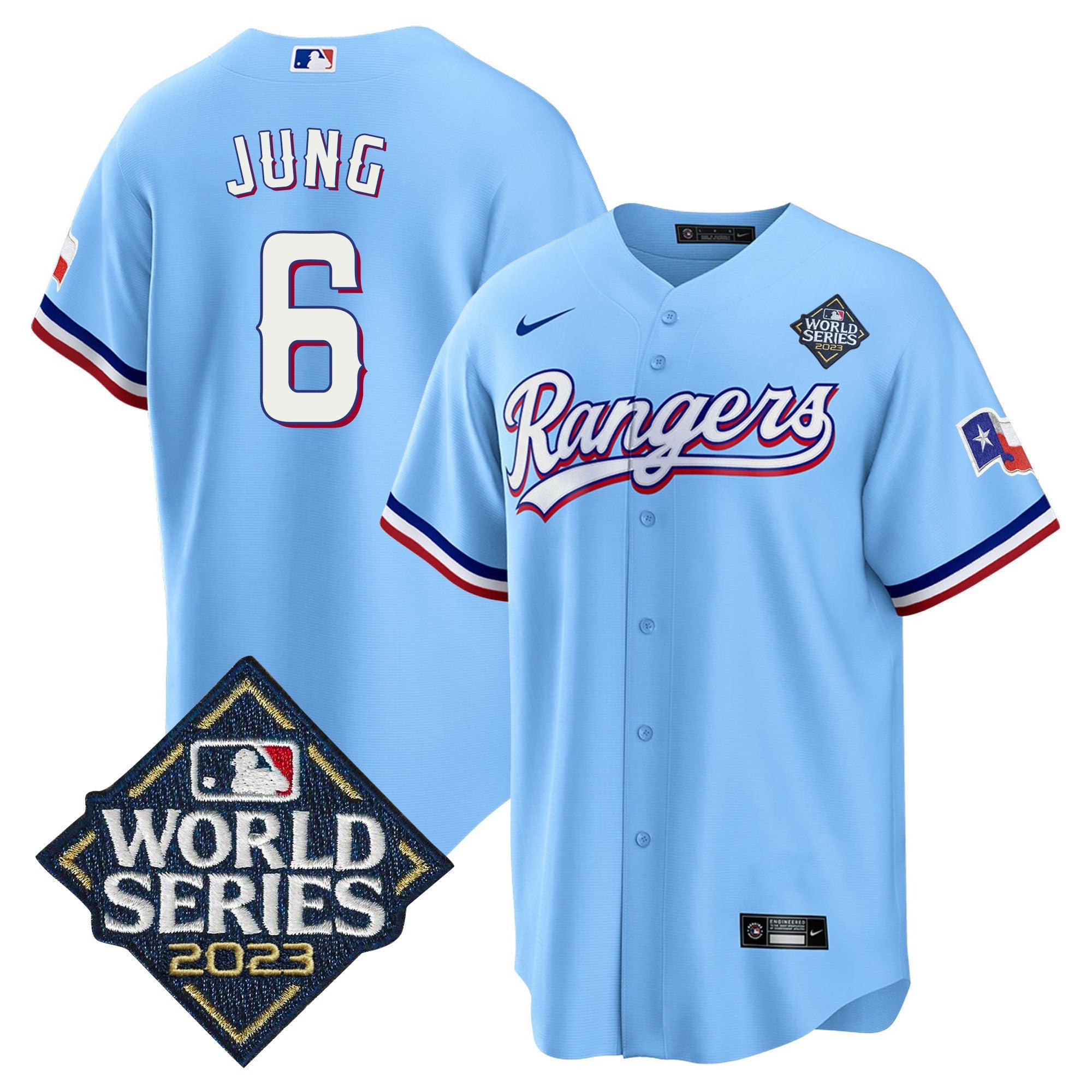 Men’s Texas 2023 World Series Cool Base Jersey V2