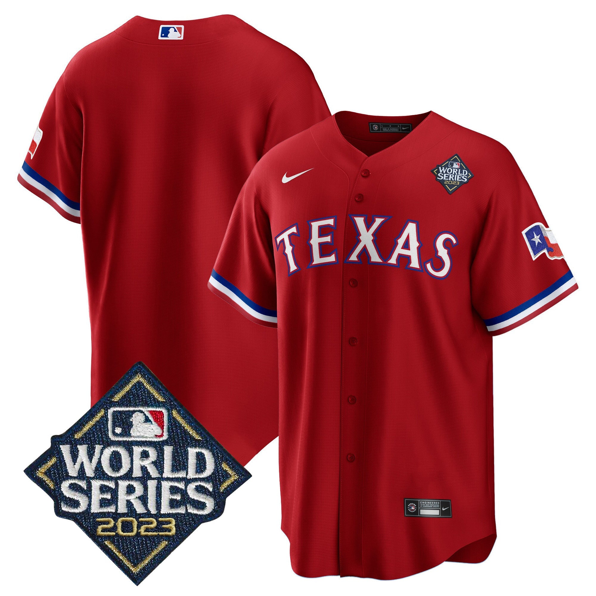 Men’s Texas 2023 World Series Cool Base Jersey V2
